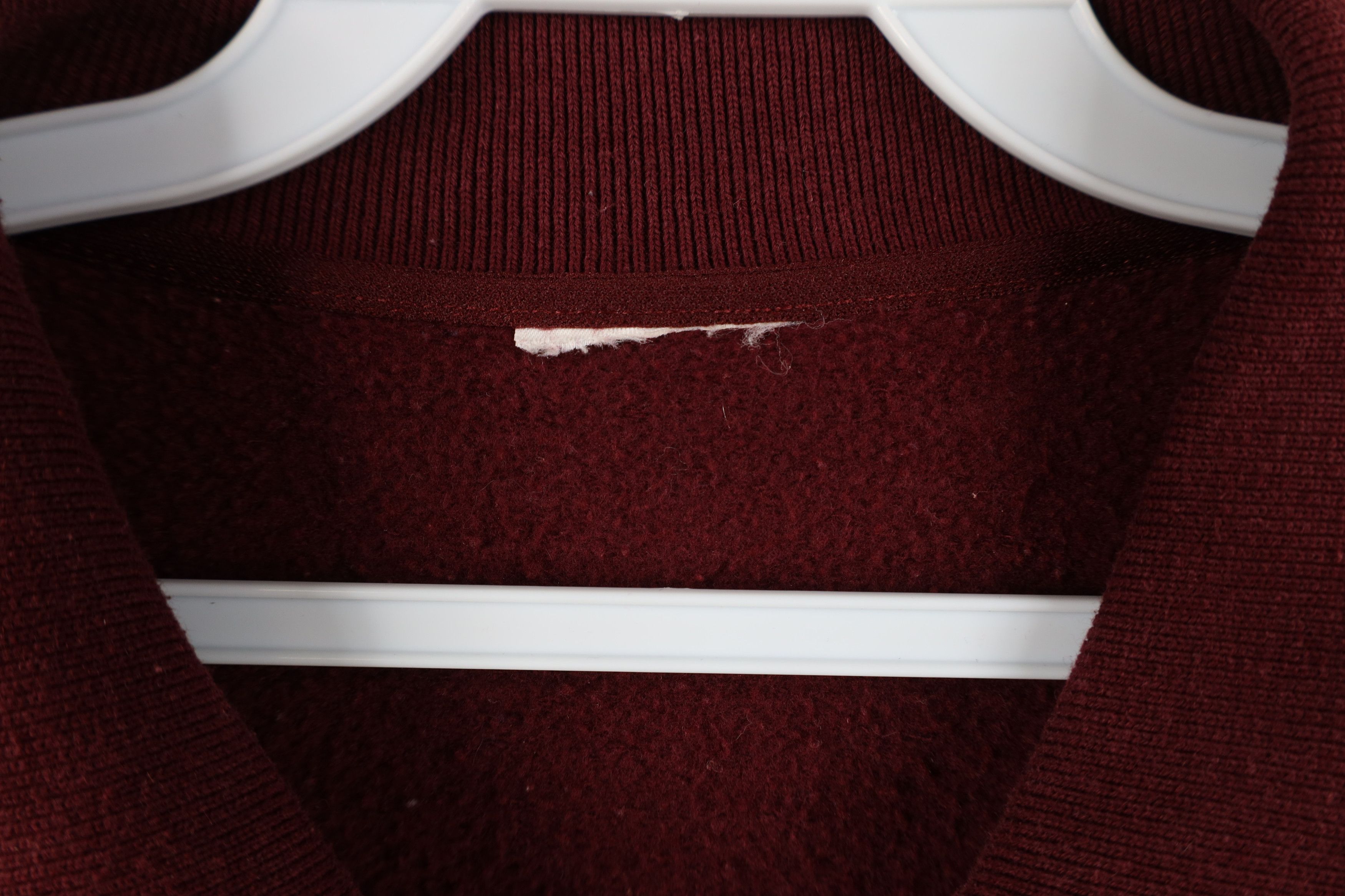 Vintage Vintage 90s Streetwear Collared Pullover Sweatshirt Red Size US XXL / EU 58 / 5 - 6 Thumbnail