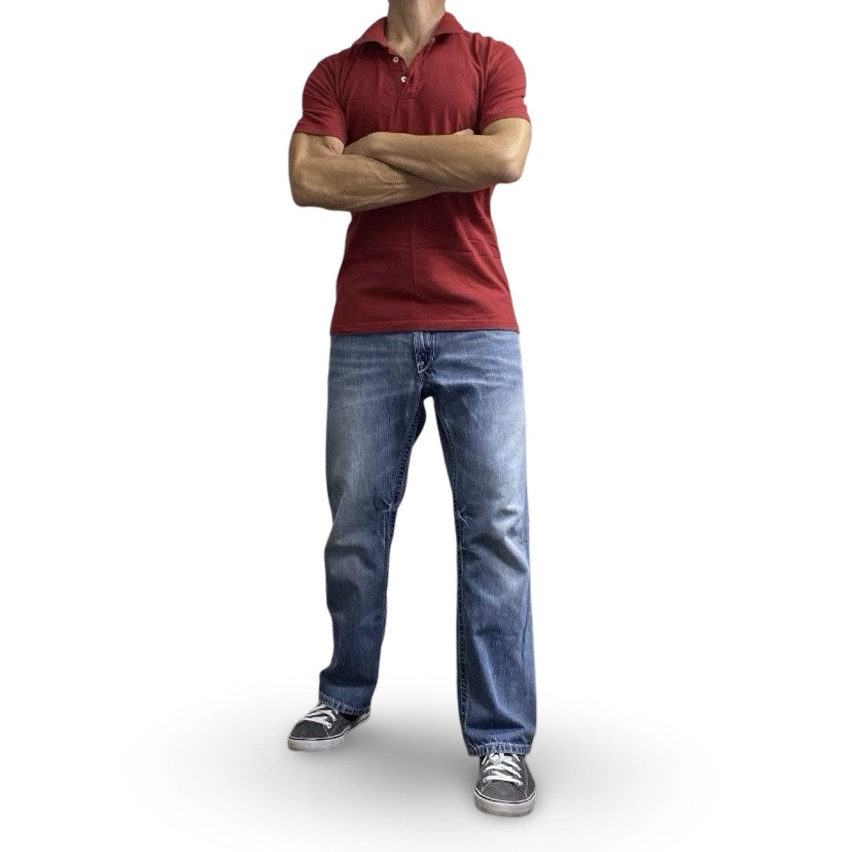 George George Red Polo Shirt Size Medium Size US M / EU 48-50 / 2 - 2 Thumbnail