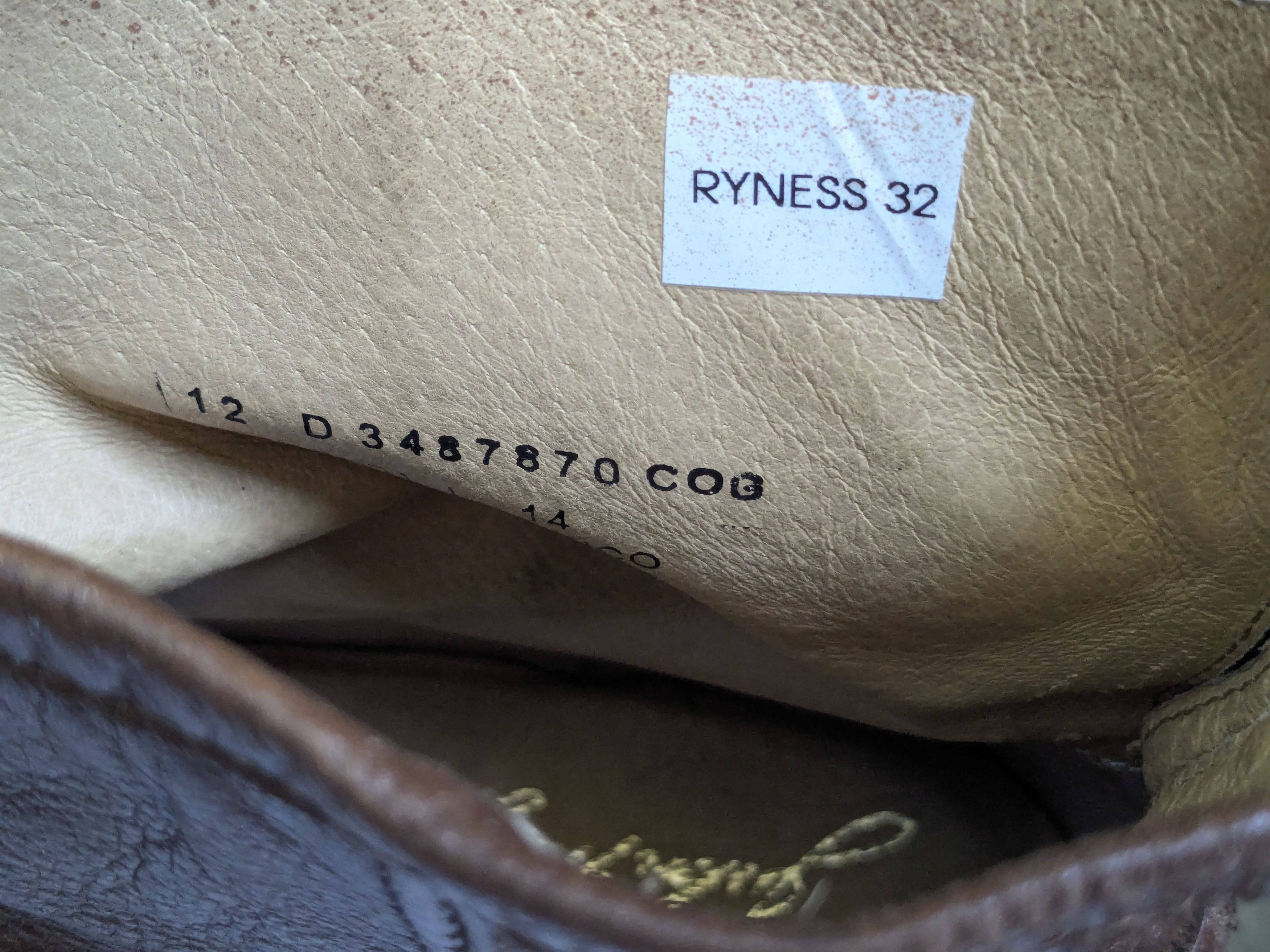 Frye Frye Harness Brown Leather 12 D Leather Buckle Size US 12 / EU 45 - 7 Thumbnail
