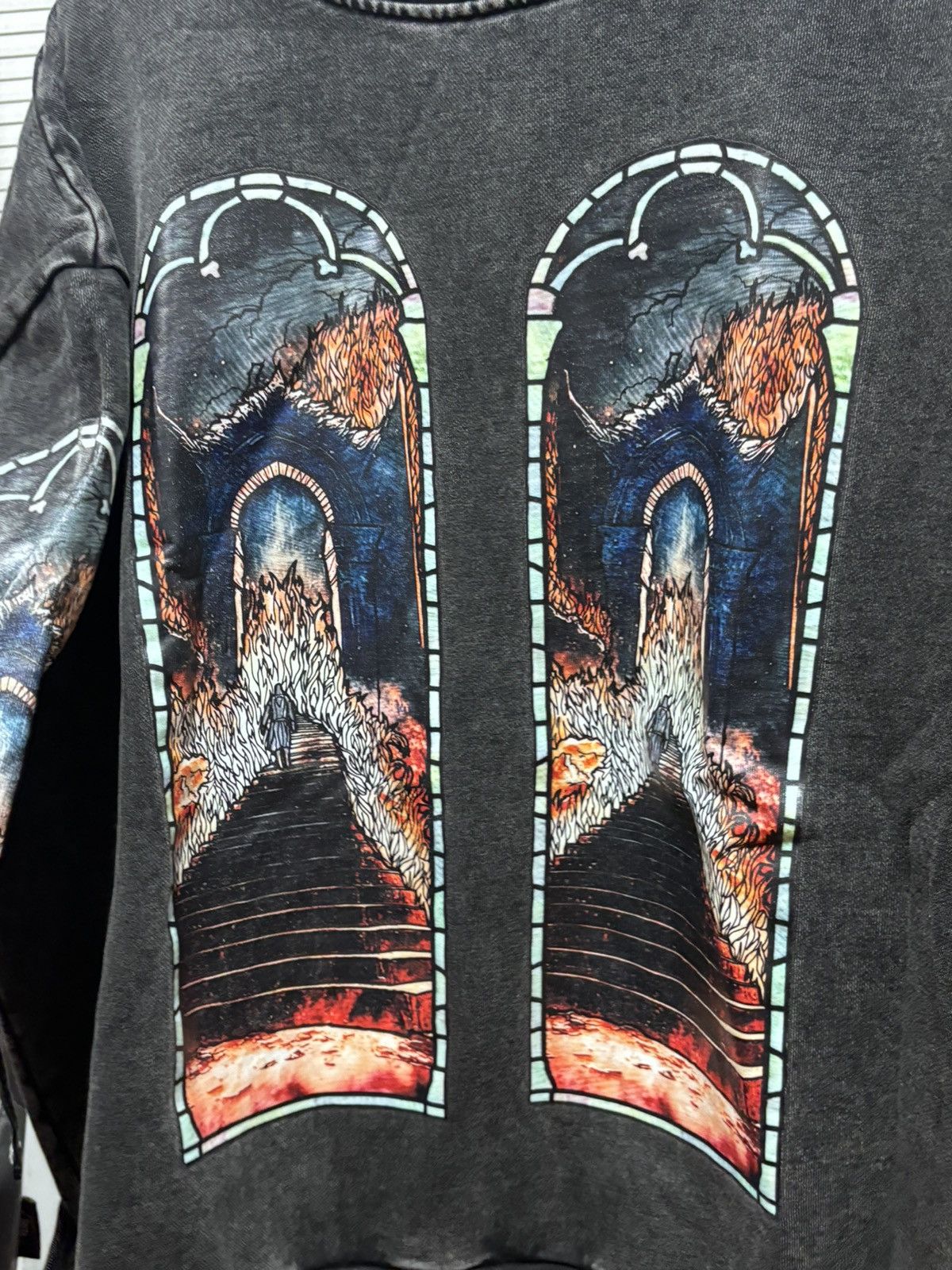 Who Decides War Who Decides War Gates of Hell Sweater Size US L / EU 52-54 / 3 - 2 Thumbnail