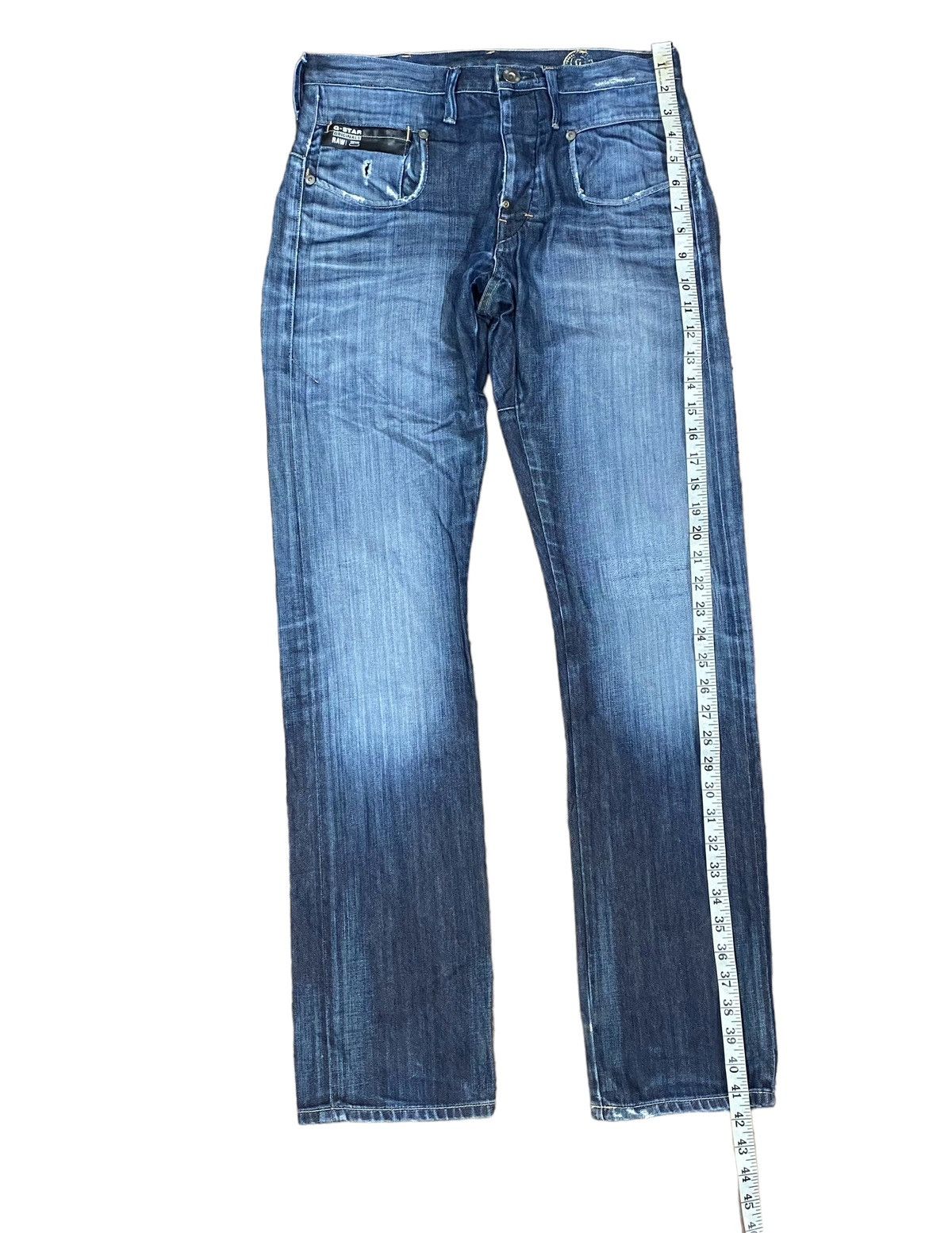 G-Star G-Srar Raw Indigo Blue Jeans Diatressed W30” Size US 30 / EU 46 - 14 Thumbnail