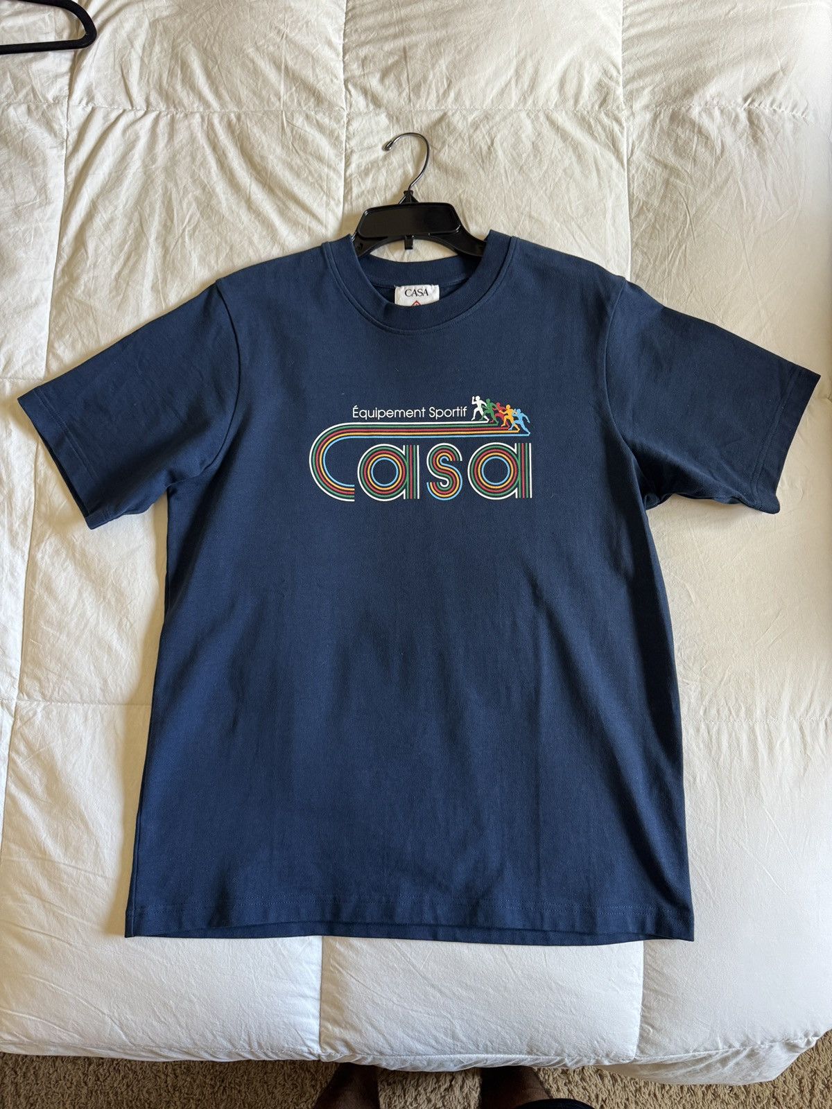 Casablanca Navy 'Equipement Sportif' T-shirt