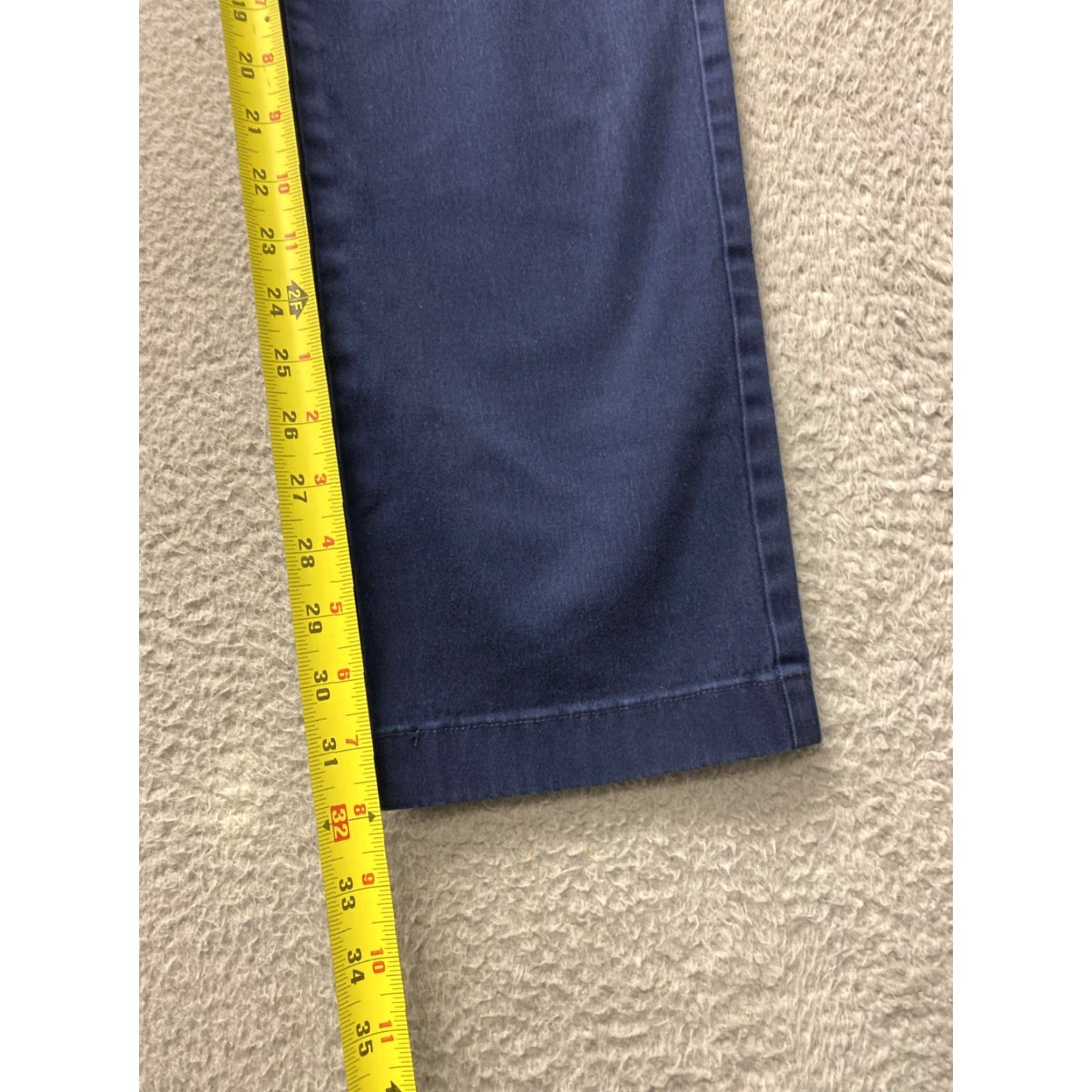 J.Crew J.CREW Chino Pants Men’s Navy Straight Fit 34x32 /0560 Pants Casual Flat Front Zip Machine Washable Cotton Size US 34 / EU 50 - 4 Thumbnail