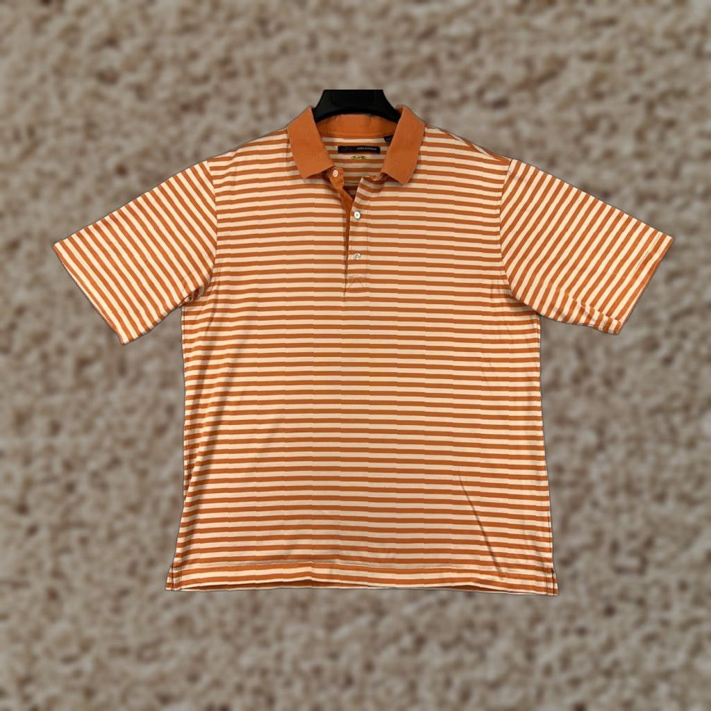 Vintage Greg Norman Polo Shirt Mens Large Orange Cotton Blend Golf Shirt Golfer Size US L / EU 52-54 / 3 - 1 Thumbnail