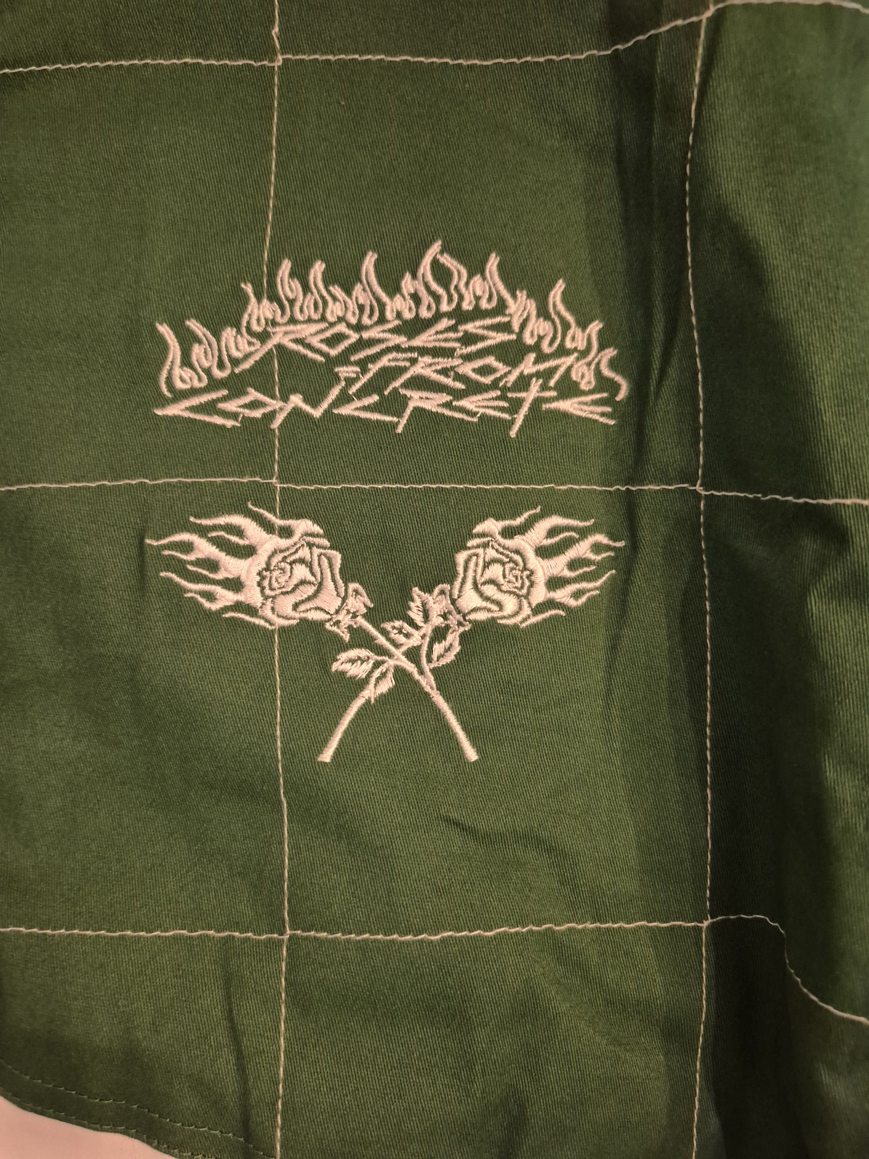Civil Regime Civil Regime Racing Jacket Green and White Size Large BNWT Size US L / EU 52-54 / 3 - 2 Thumbnail