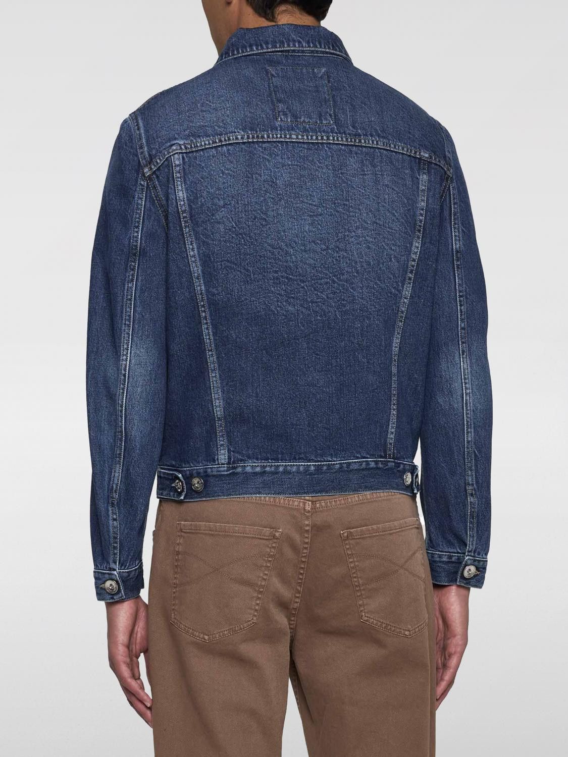Brunello Cucinelli o1y0526 Denim Jacket in Blue Size US S / EU 44-46 / 1 - 3 Thumbnail