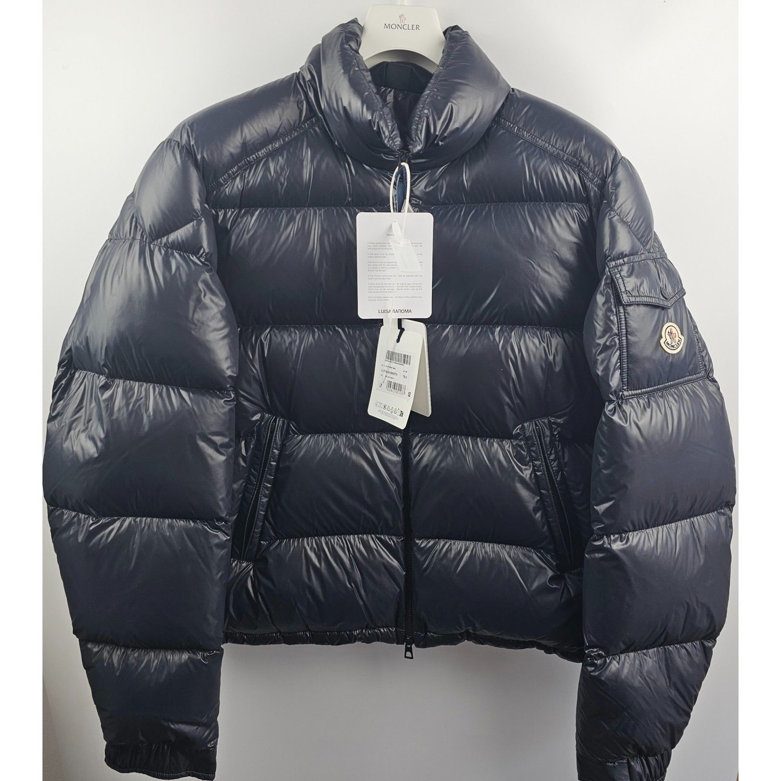 MONCLER Levitha $1950 Men's Black Down Jacket New (Men's siz