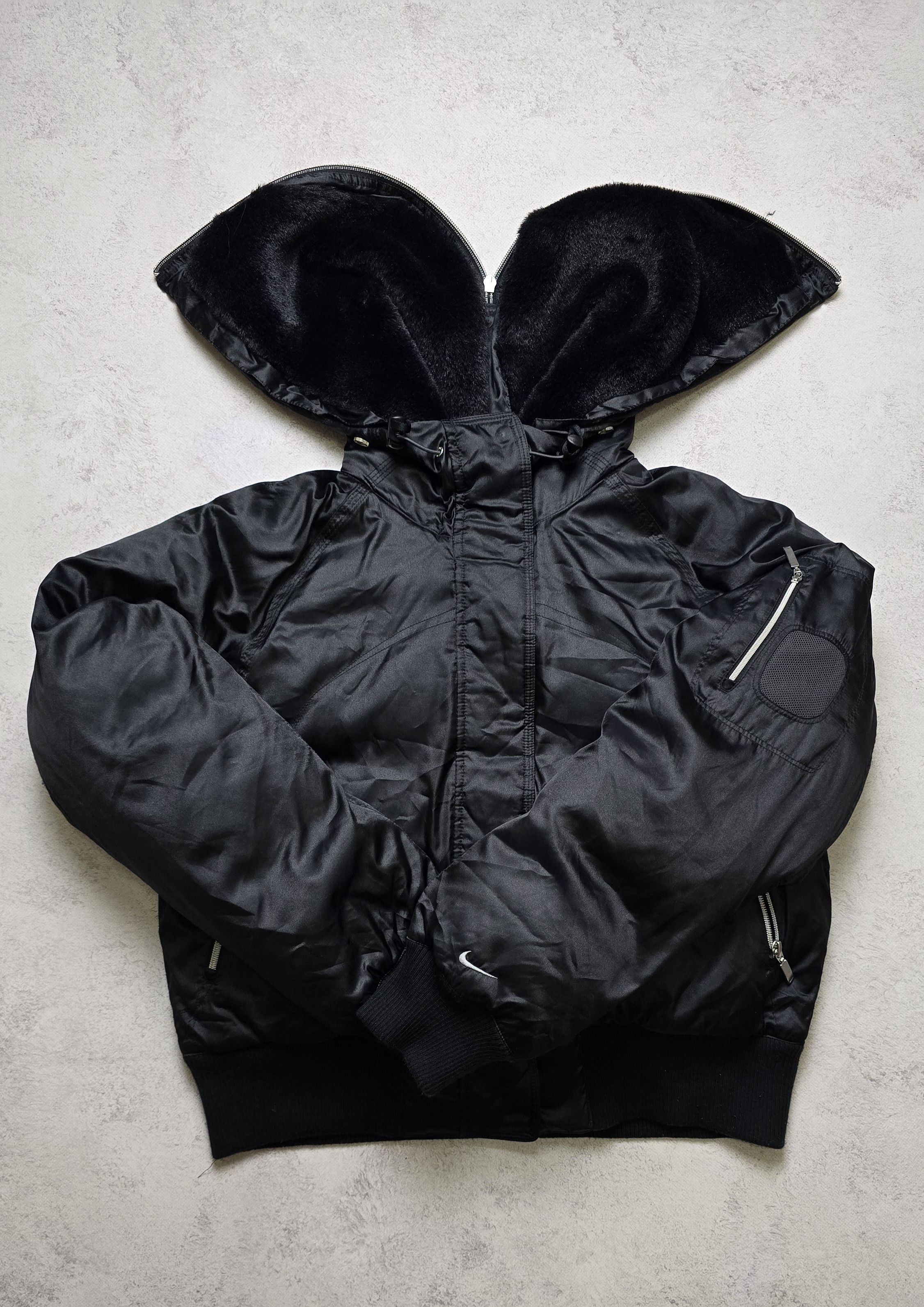 Nike Nike hooded crop down bomber FUR ARCHIVE BBS RICK OWENS Size M / US 6-8 / IT 42-44 - 9 Thumbnail