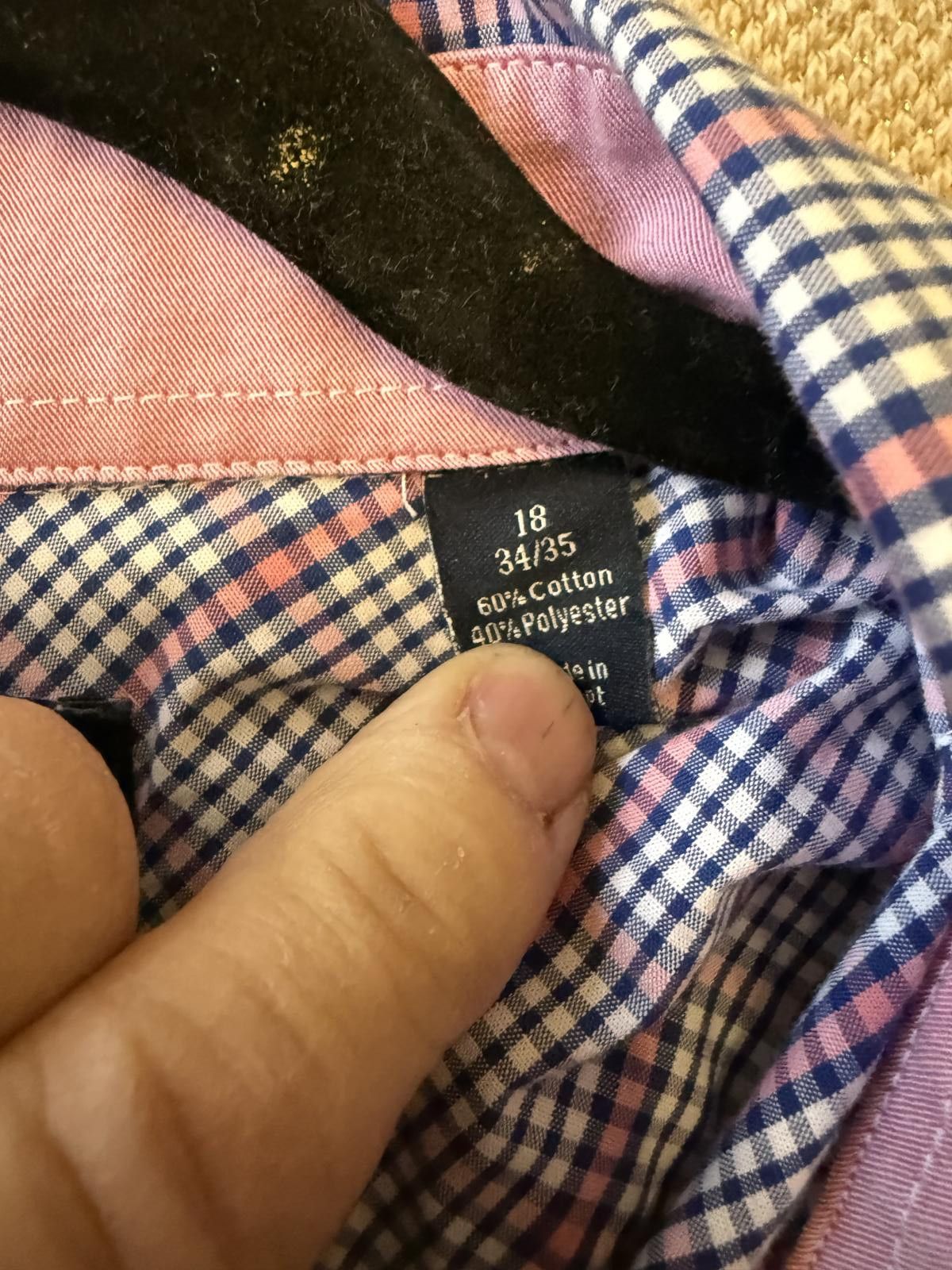 Original Penguin Original Penguin Heritage Slim Fit Checkered Dress Shirt Size US XL / EU 56 / 4 - 3 Thumbnail