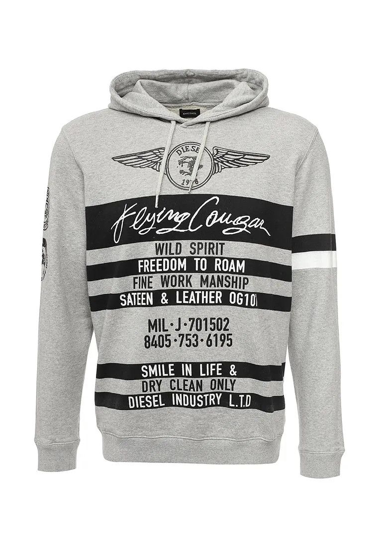 Diesel Diesel Flying Cougars‎ Hoodie Size US M / EU 48-50 / 2 - 4 Thumbnail