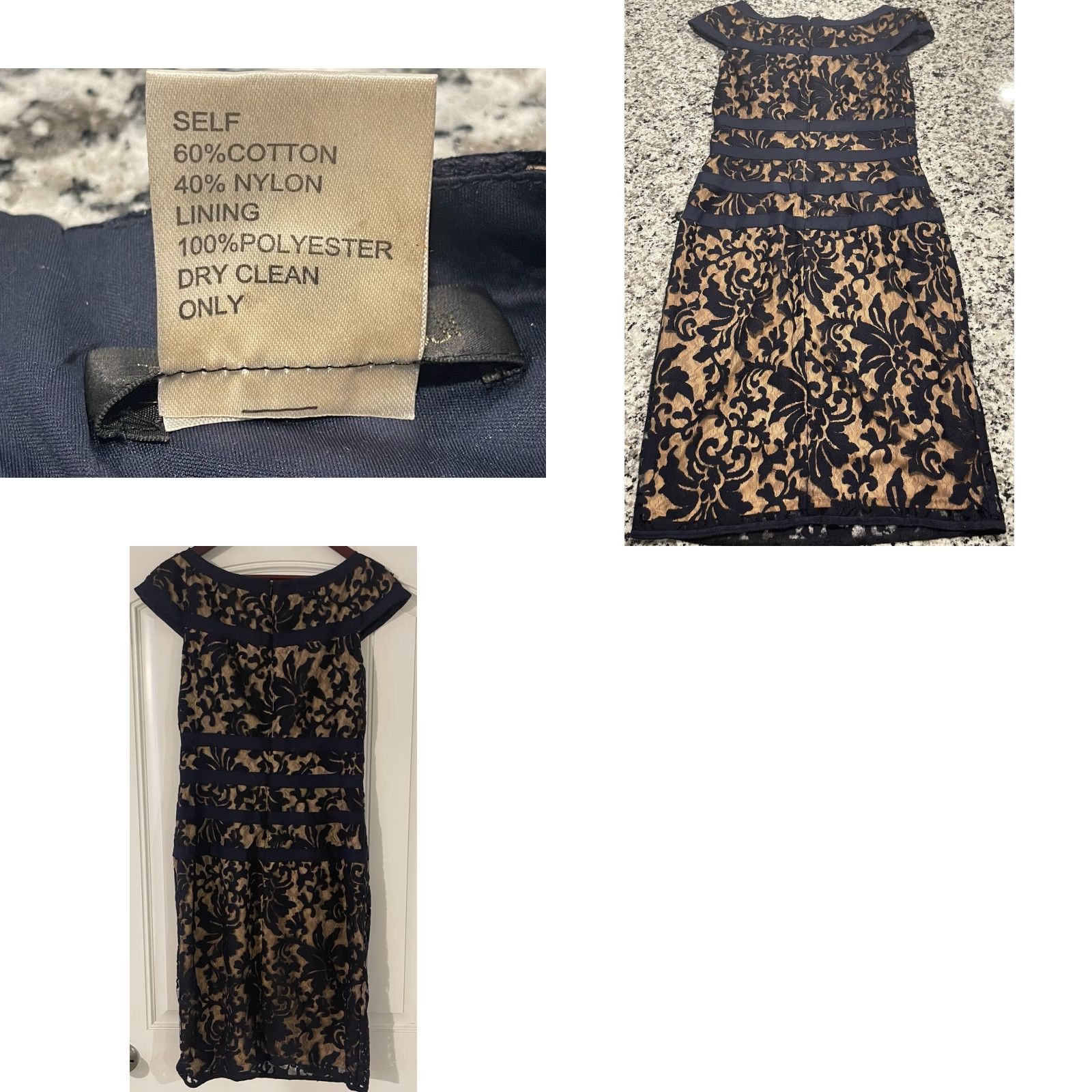 Tadashi Shoji TADASHI SHOJI Multicolor Lace Off The Shoulder Cocktail Dress Gown Size 12 Womens Size XL / US 12-14 / IT 48-50 - 8 Thumbnail