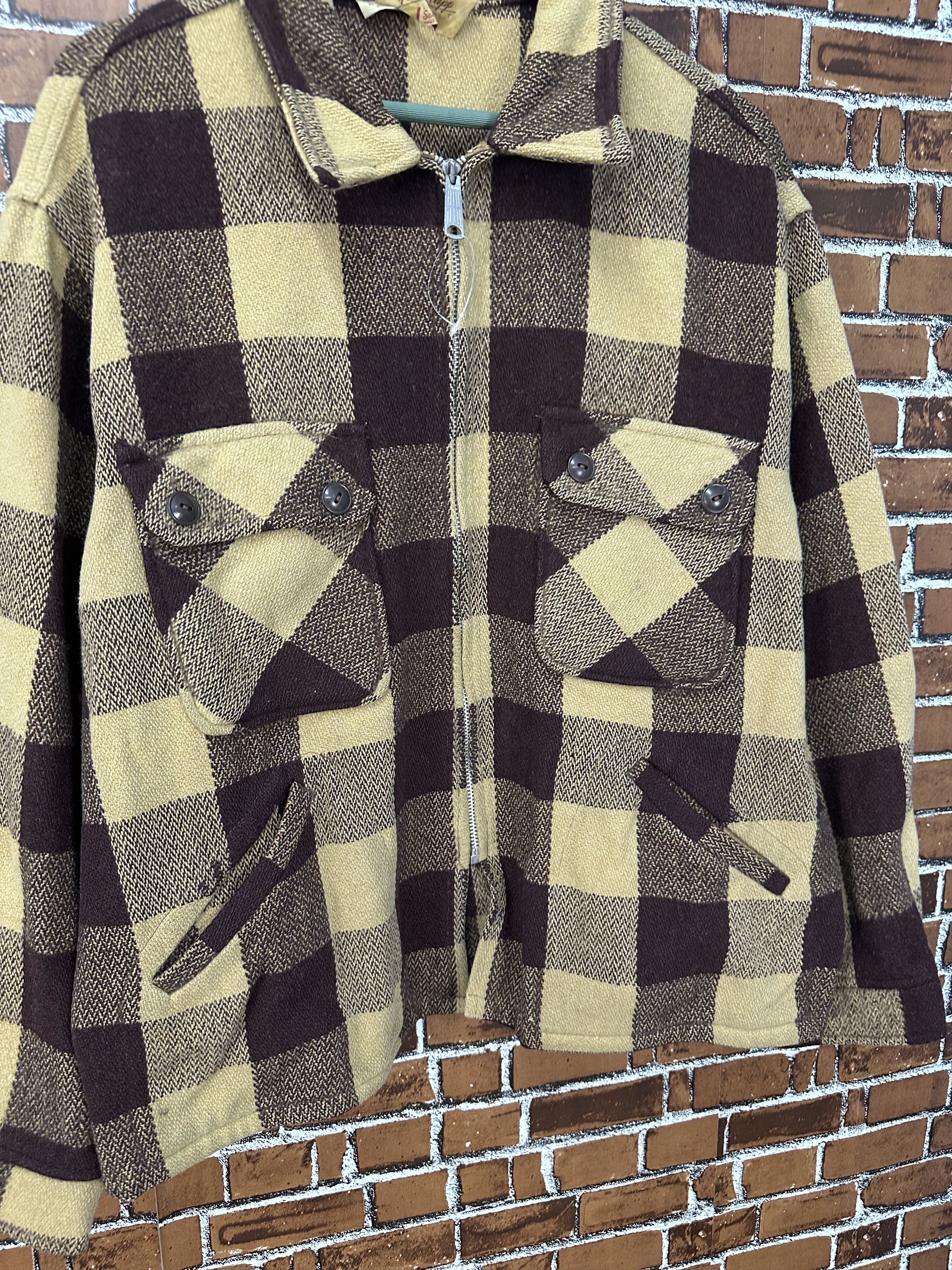 Vintage Vintage 50s Fox Knapp Usa Wool Jacket Z506 Size US L / EU 52-54 / 3 - 2 Thumbnail