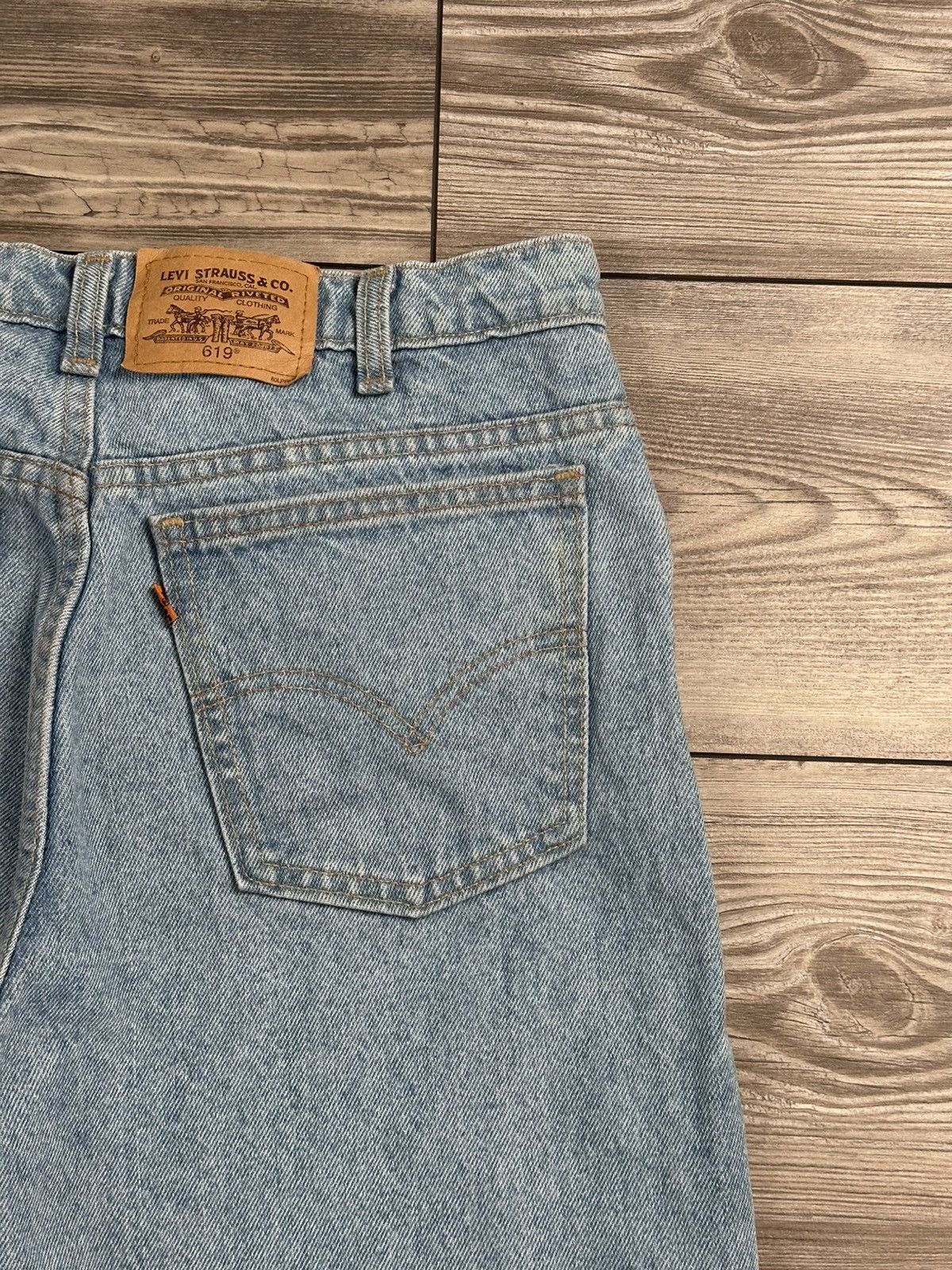 Levi's Vintage 90’s Levis Orange Tab 619 Jeans Size US 32 / EU 48 - 3 Thumbnail