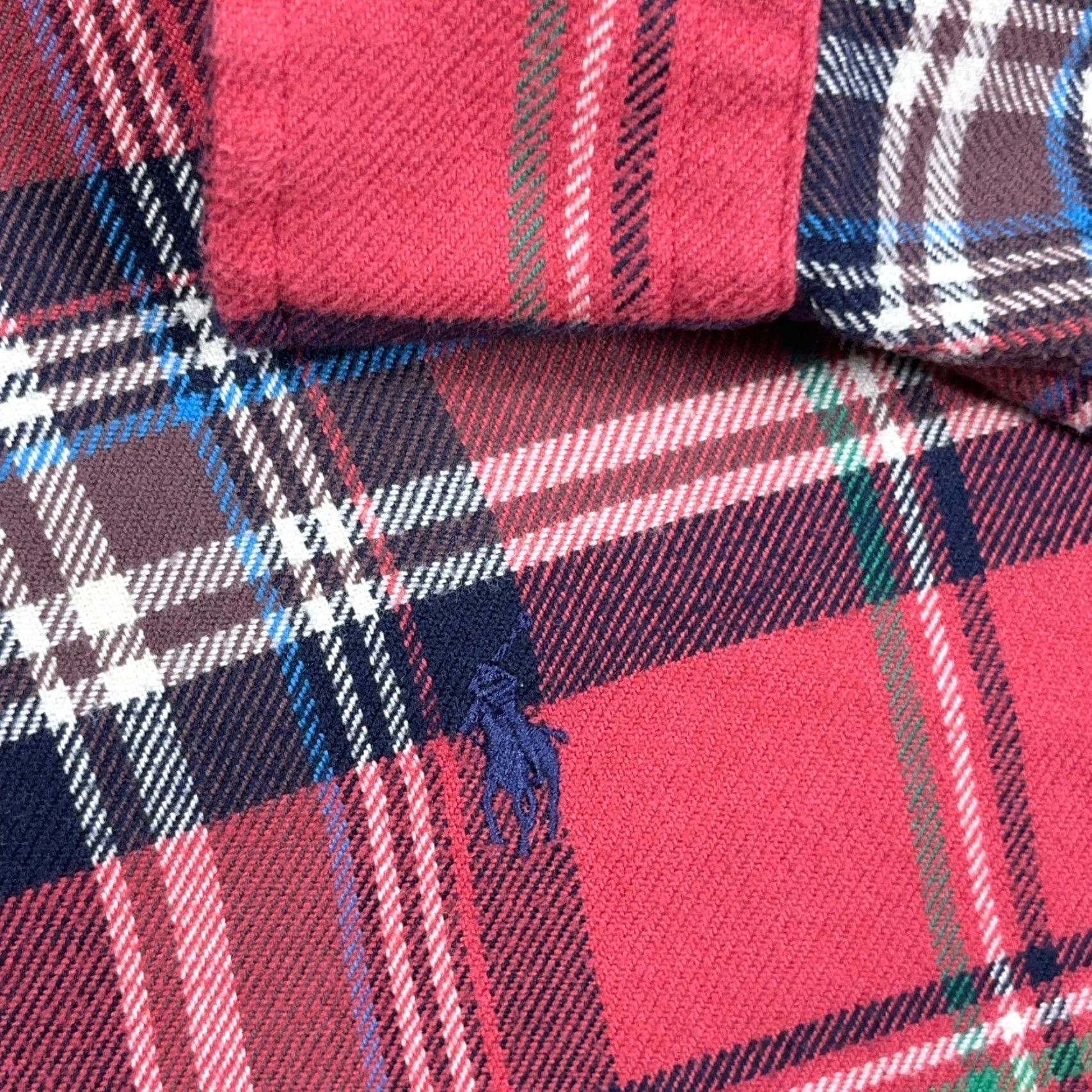 Ralph Lauren Ralph Lauren Button-Up Shirt Men Medium Pink Plaid Regular Fit Cotton Flannel Classic Colorful 90s Modern Preppy Logo Embroidered Short Desc Size US M / EU 48-50 / 2 - 5 Thumbnail