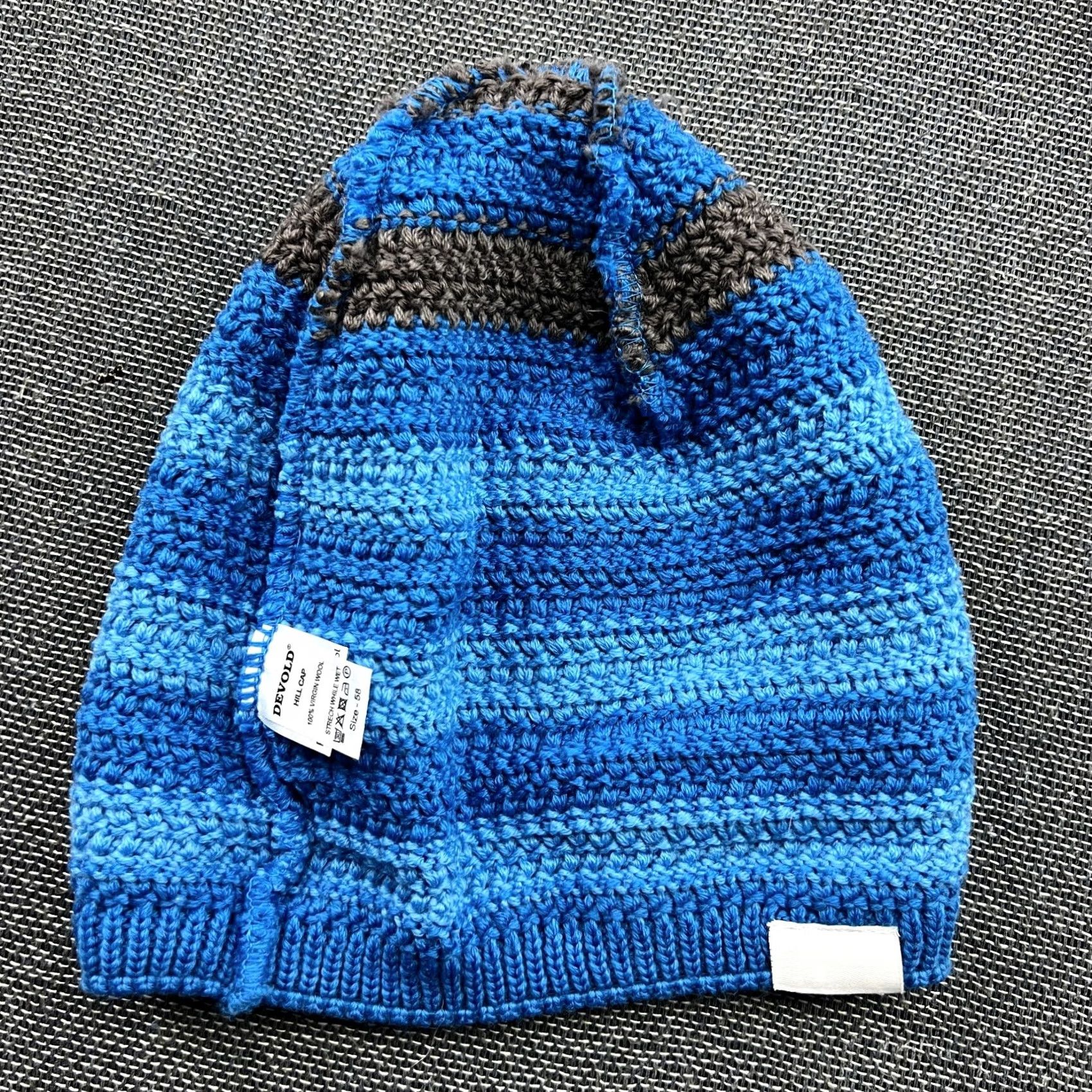 Vintage Devold Hill Beanie Hat Cap 58 Blue 100% Virgin Wool Unisex Adults Wool Beanie Thermal Cap Vintage: No Mens Womens Boys Girls Size ONE SIZE - 4 Thumbnail
