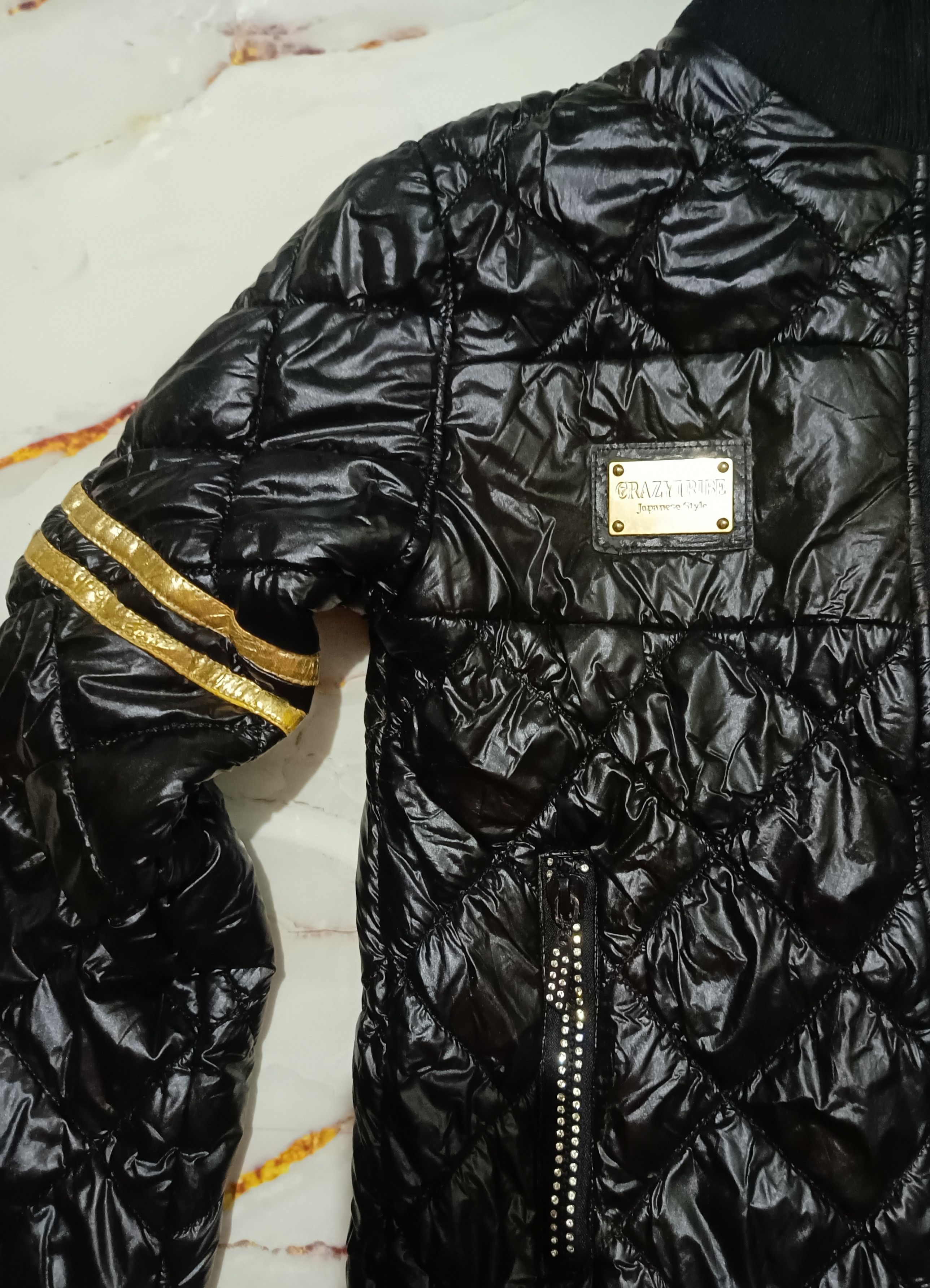 semanticdesign 2000's Crazy7Tribe - Down Ultar Waxed Puffer Jacket Size US M / EU 48-50 / 2 - 3 Thumbnail