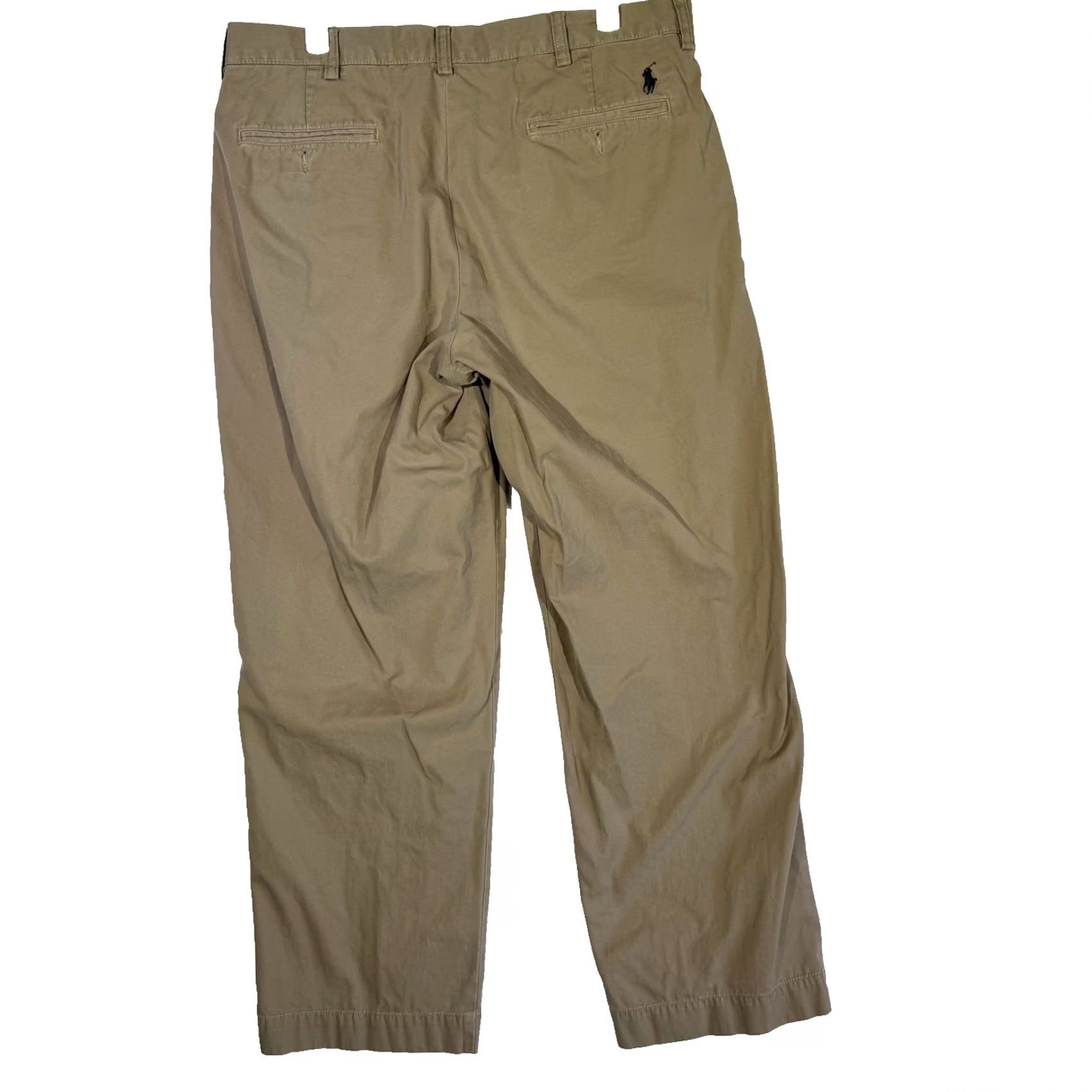 Polo Ralph Lauren Polo Ralph Lauren Preston Pants Mens 35x30 Beige Classic Chino Khaki Embroidered Size US S / EU 44-46 / 1 - 2 Thumbnail