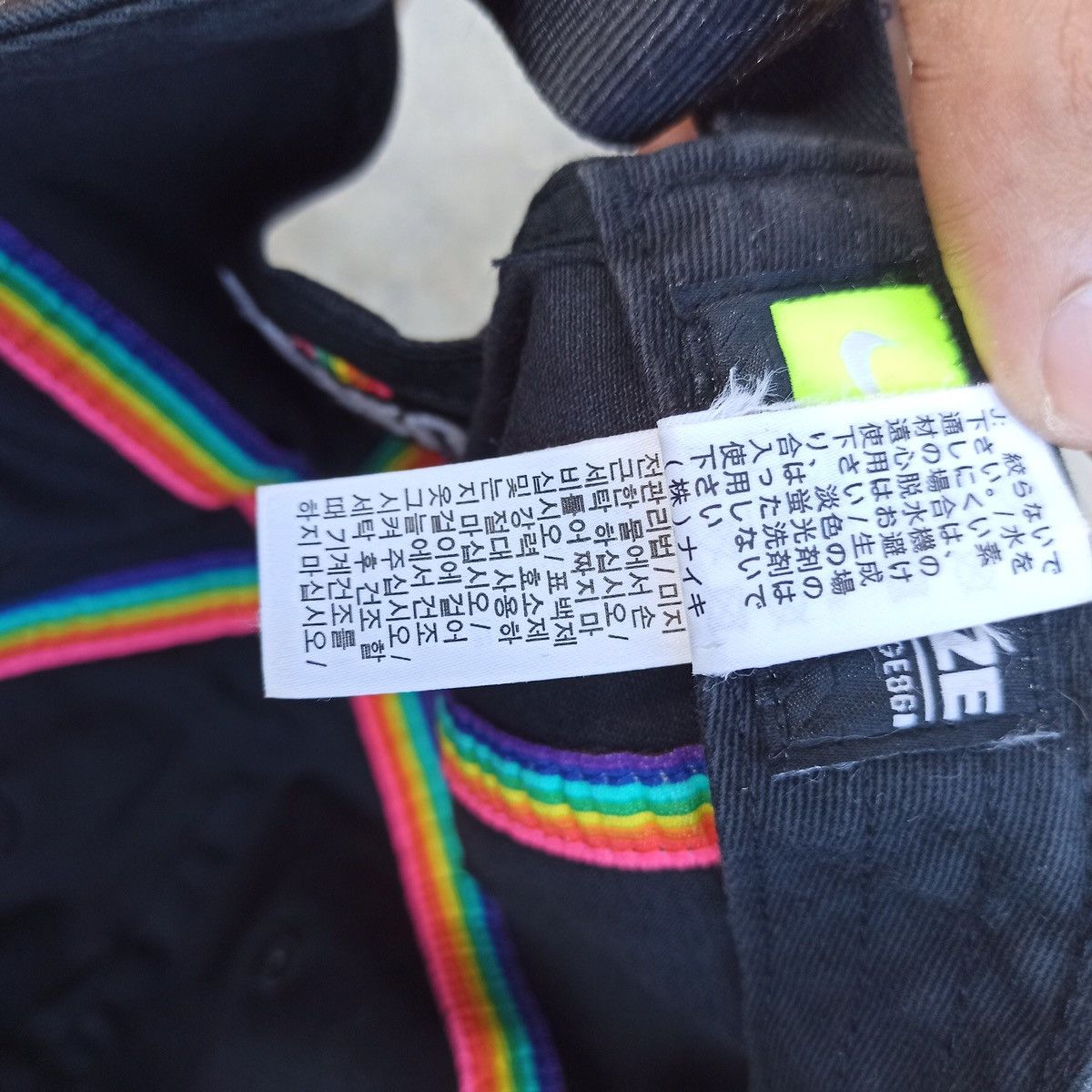 Nike LGBTQ flag designer x nike archival hat Size ONE SIZE - 22 Thumbnail