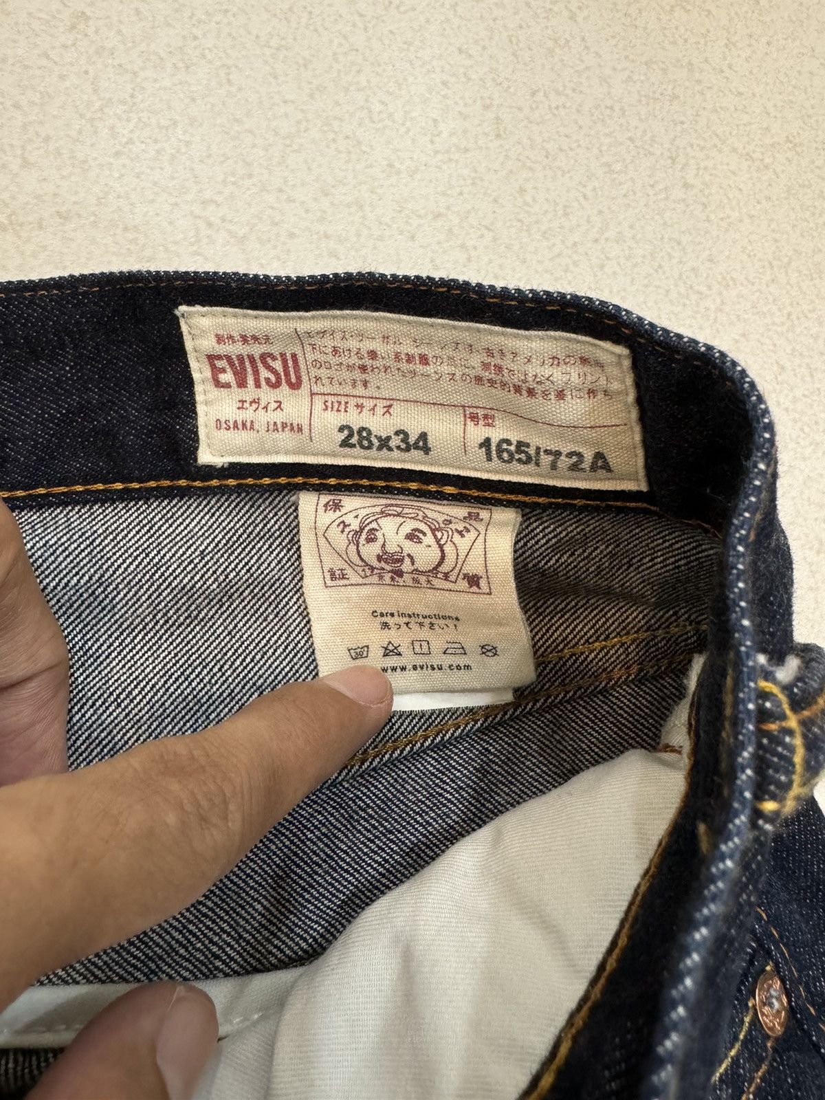 Evisu Evisu Waves Daicock Big Logo Size US 30 / EU 46 - 6 Thumbnail