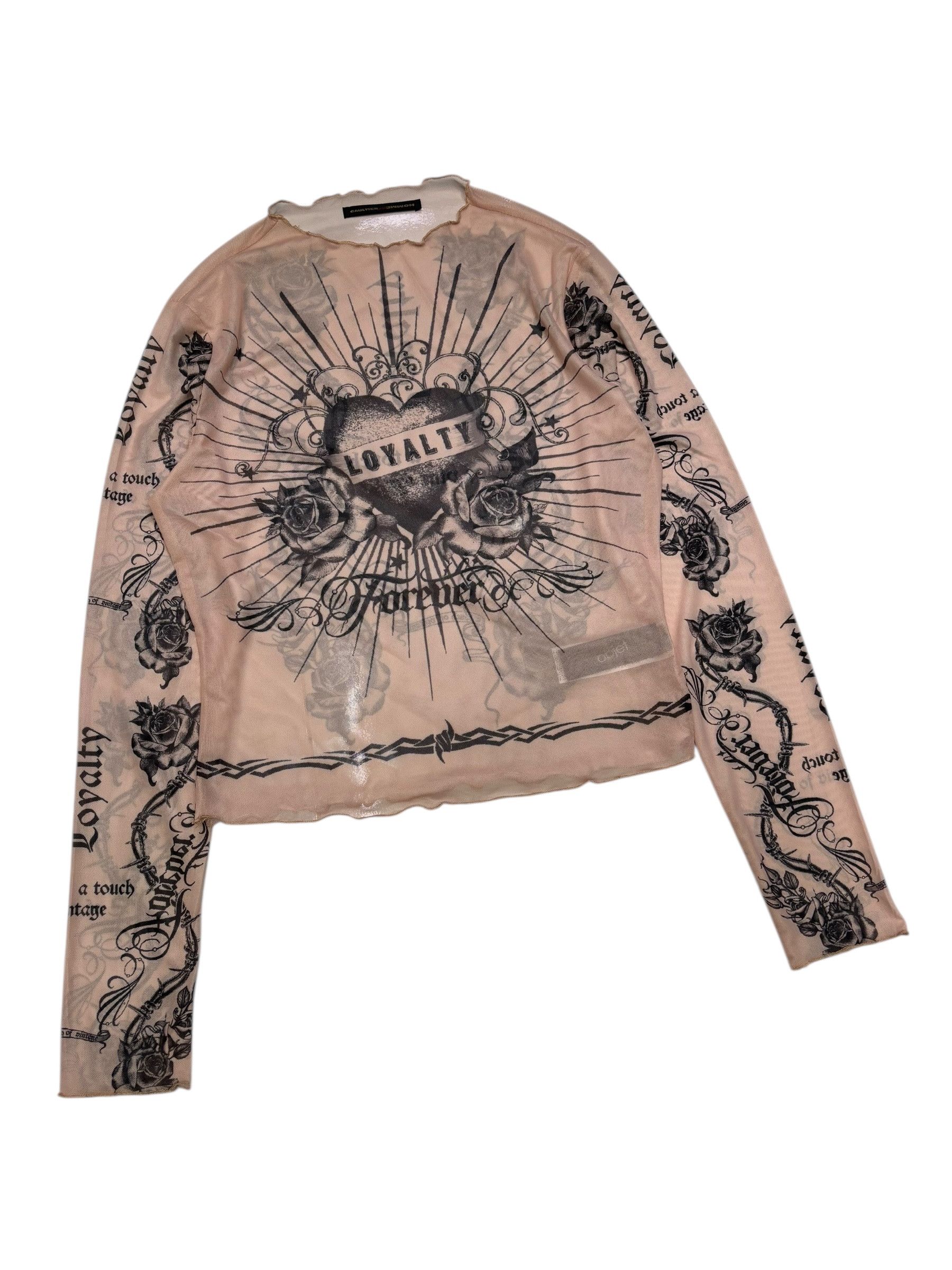🔥GAULTIER HOMME OBJET GOTHIC MESH SHIRT