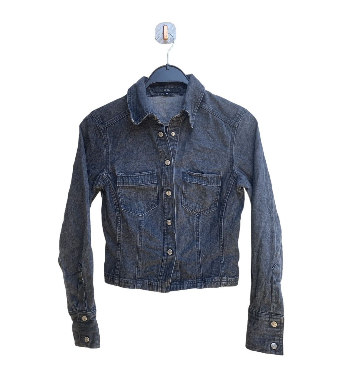 Gucci Gucci by Tom Ford 90s Jeans Jacket Size XS / US 0-2 / IT 36-38 - 2 Thumbnail