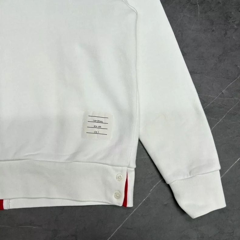 Thom Browne Thom Browne size3 White hoodie Size US L / EU 52-54 / 3 - 3 Thumbnail