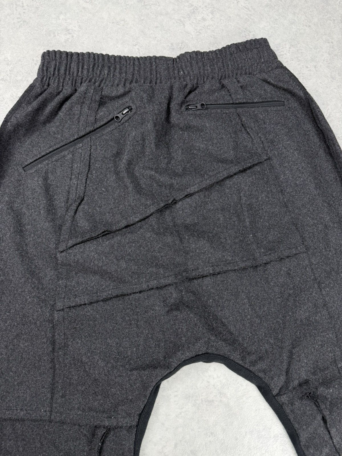 Demobaza Demobaza Wool Drop Crotch Pants Avant-Garde Ninja Size US 32 / EU 48 - 13 Thumbnail