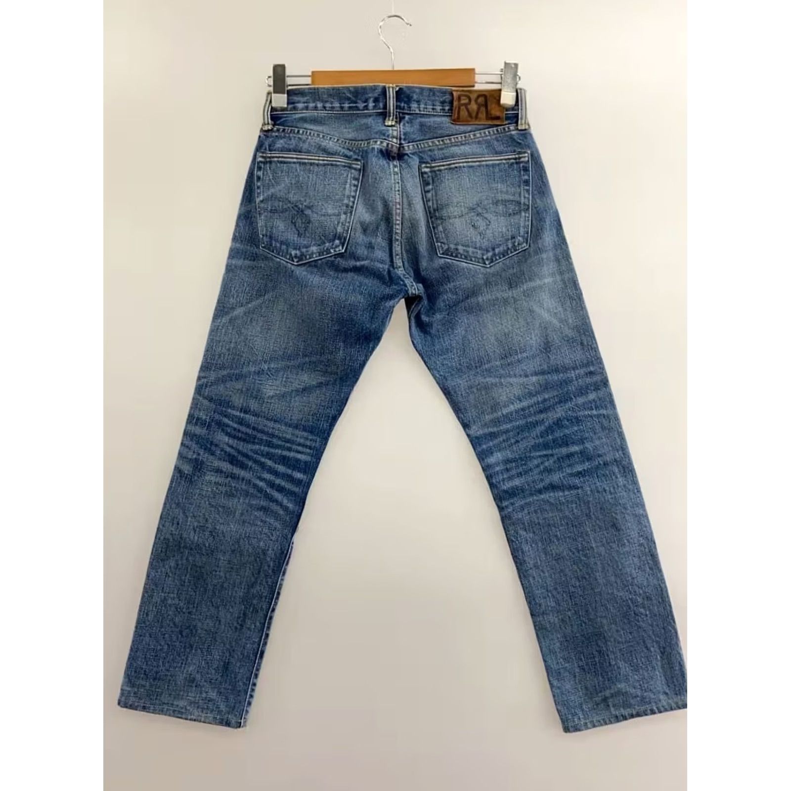 Ralph Lauren RRL Ralph Lauren Jeans Straight 30x30 Leather Logo Patch Denim Used Men Size US 30 / EU 46 - 2 Thumbnail