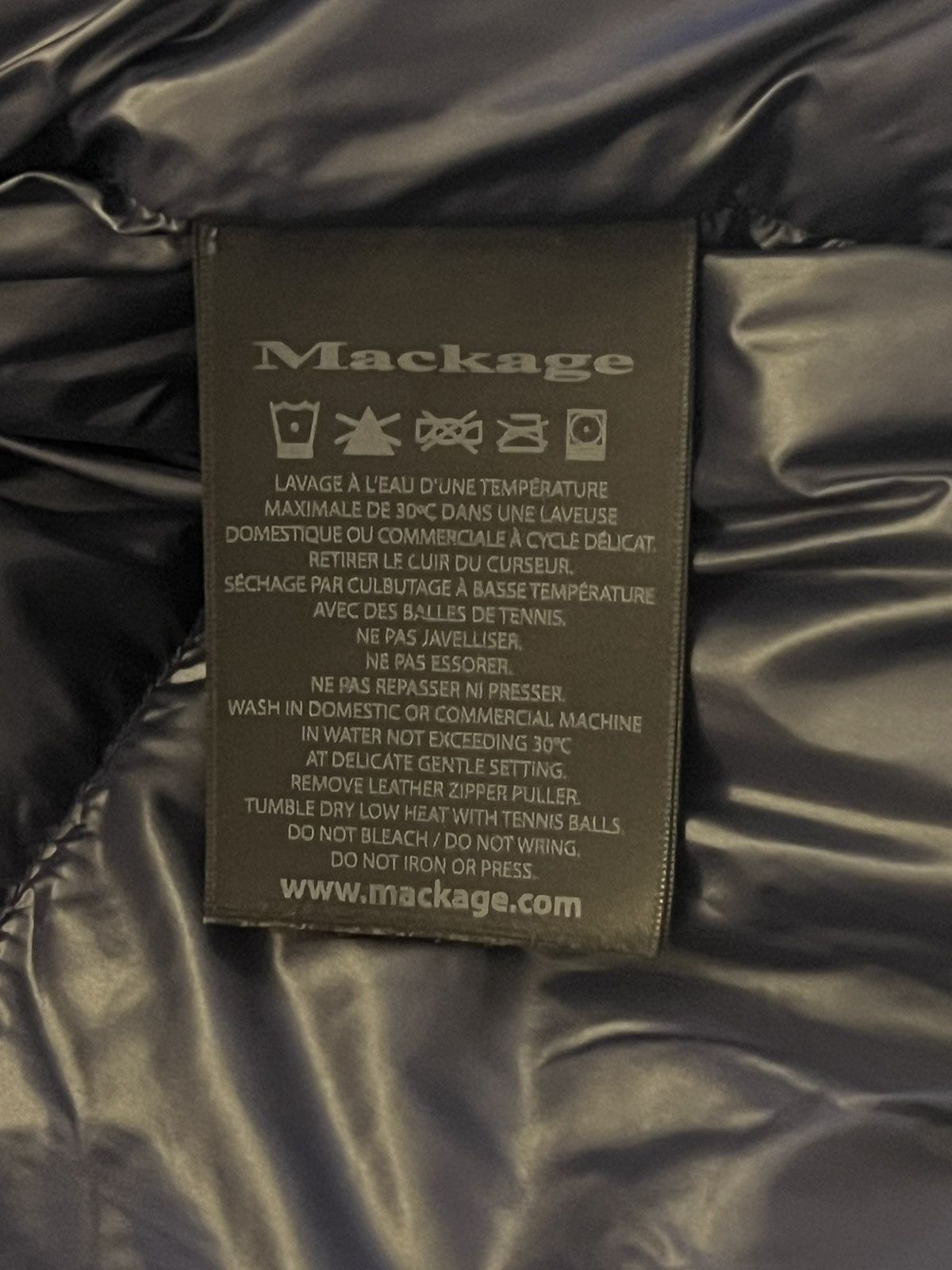 Mackage Mackage Black Lustrous Greg Down Puffer Jacket Sz 38 Size US M / EU 48-50 / 2 - 10 Thumbnail