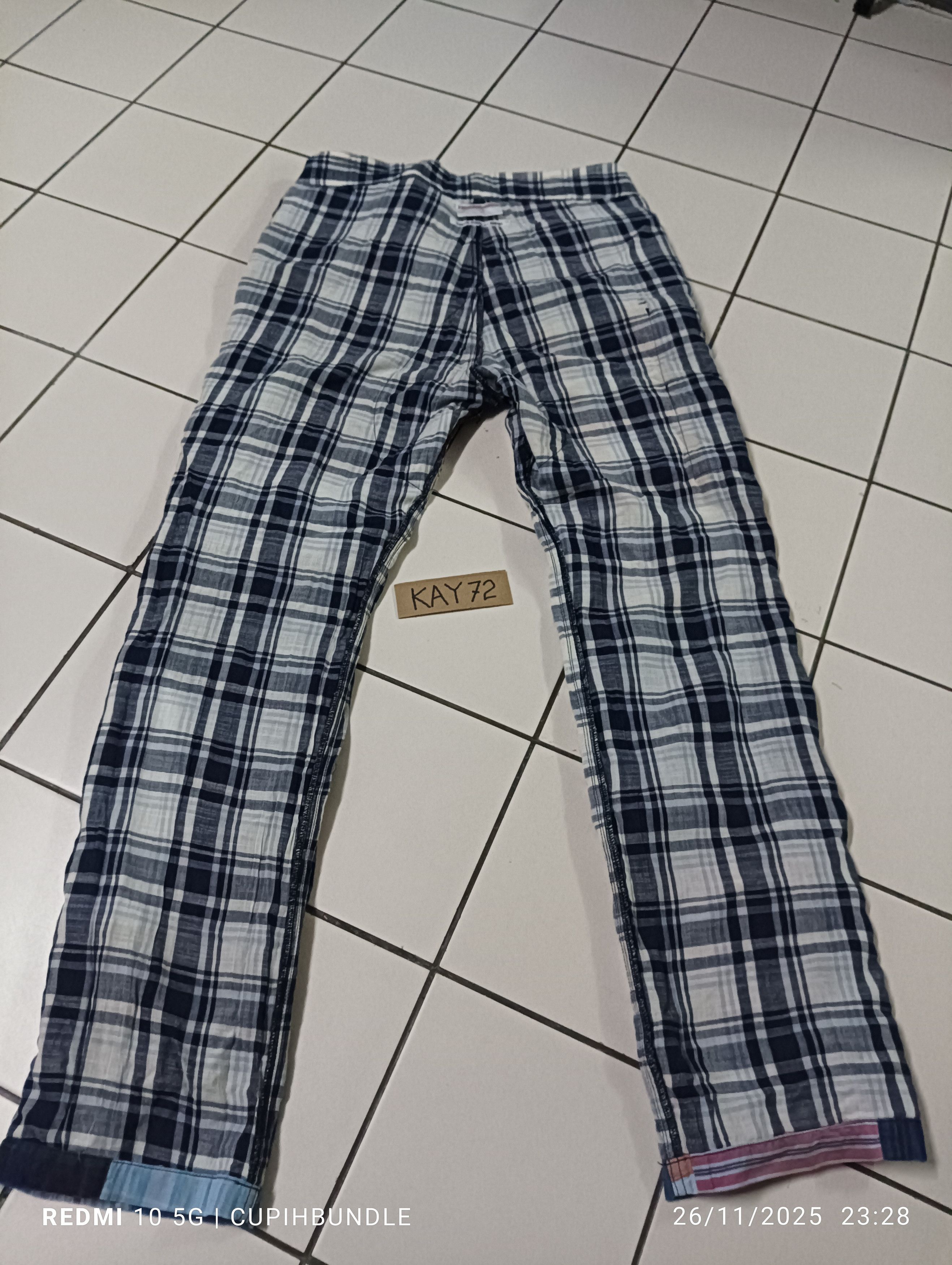 Japanese Brand A REINCARNATION:key PATCHWORK PANTS Size US 33 - 14 Thumbnail