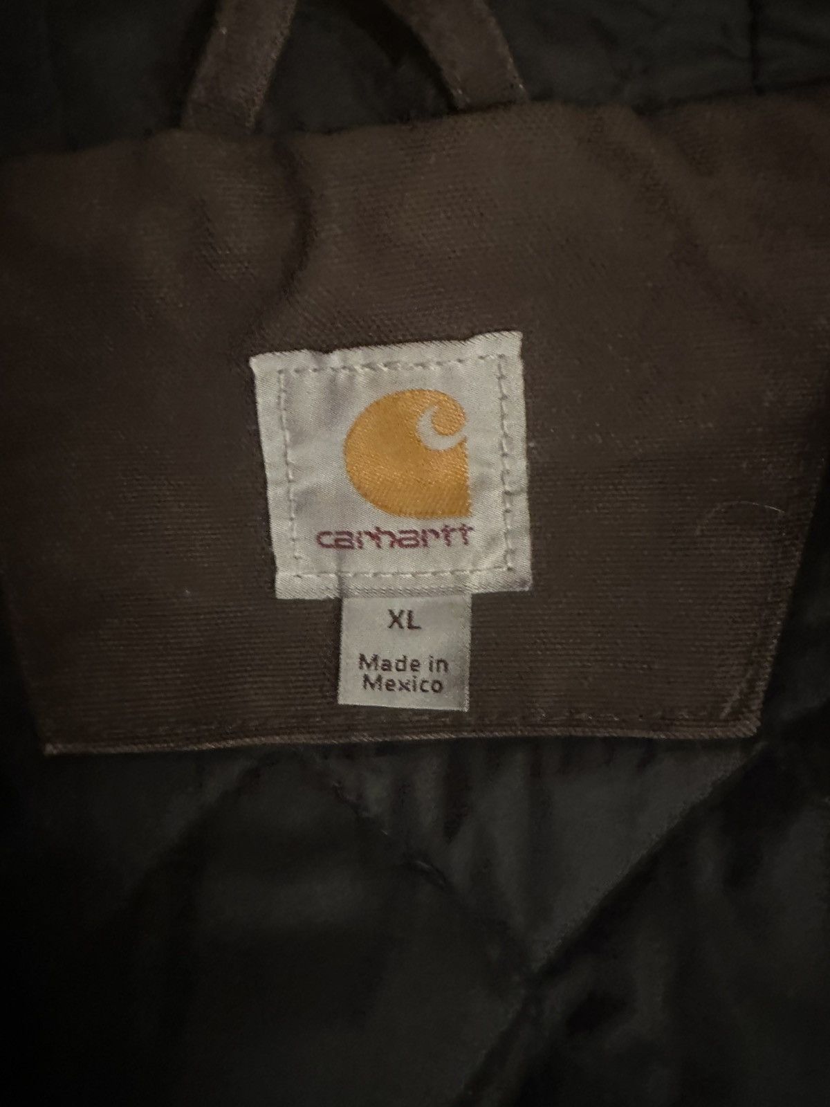 Carhartt Carhartt Quilted-Lined Active Jacket (Dark Brown) Size US XL / EU 56 / 4 - 5 Thumbnail