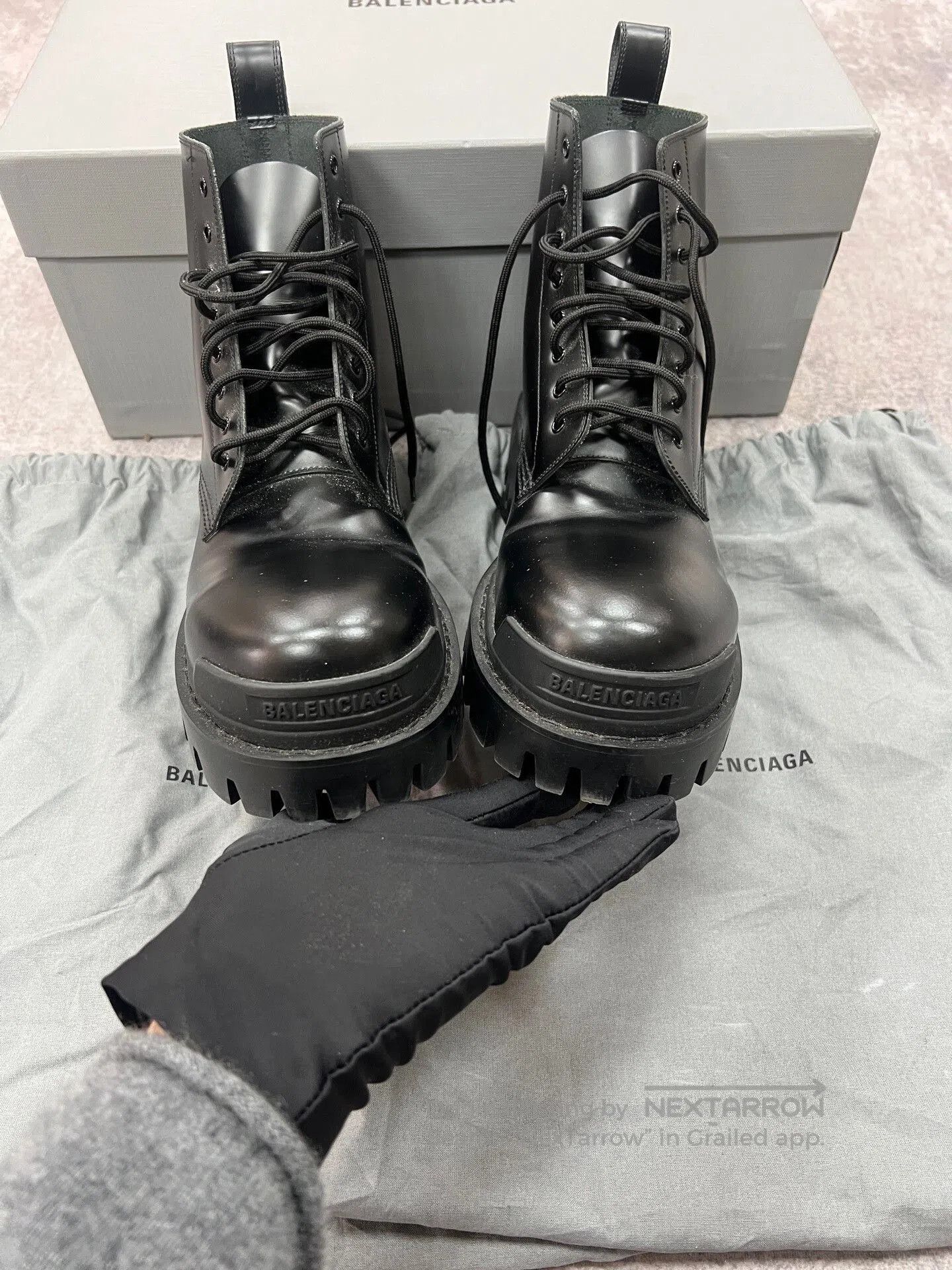 Balenciaga Balenciaga Strike Military Boots. Size US 9 / EU 42 - 4 Thumbnail