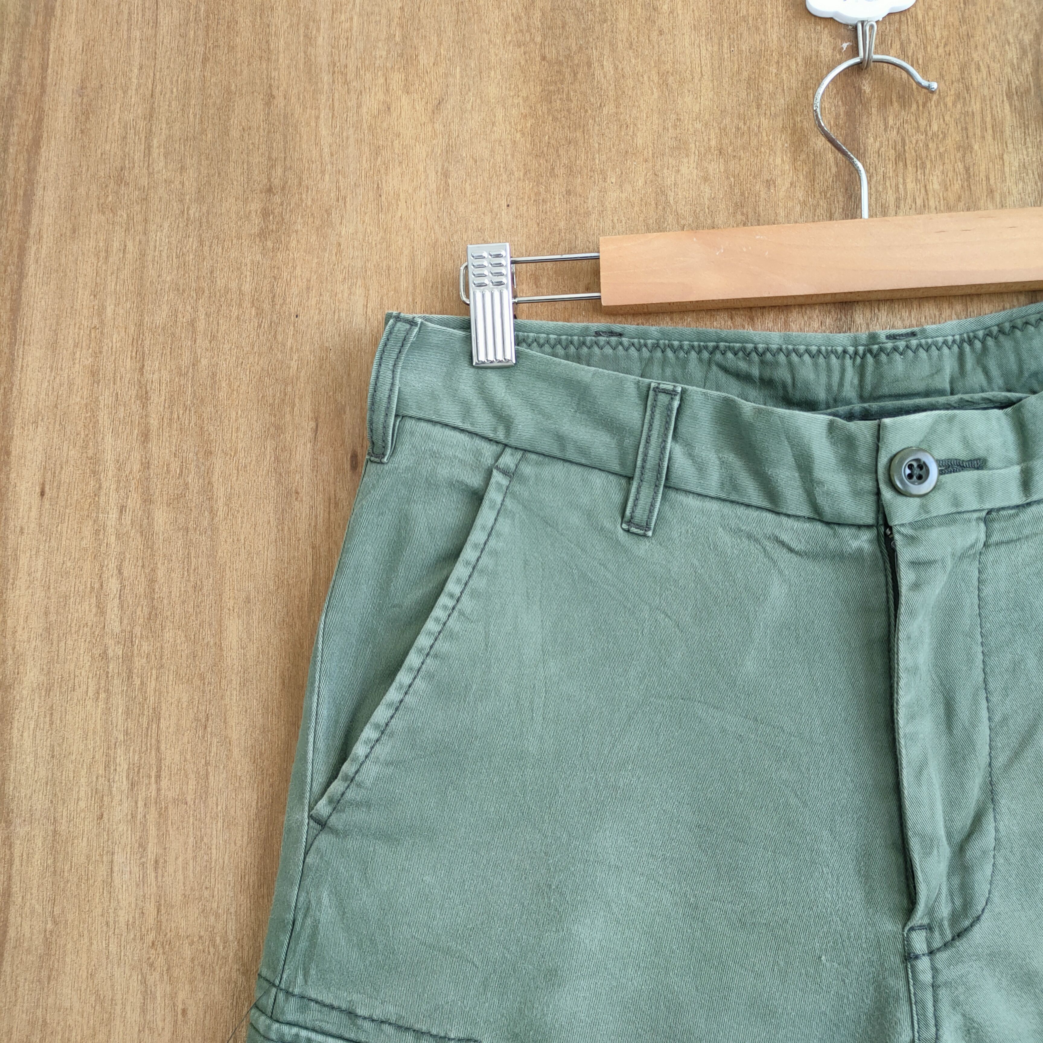Japanese Brand VINTAGE JAPANESE FADED SKINNY CARGO PANTS Size US 30 / EU 46 - 4 Thumbnail