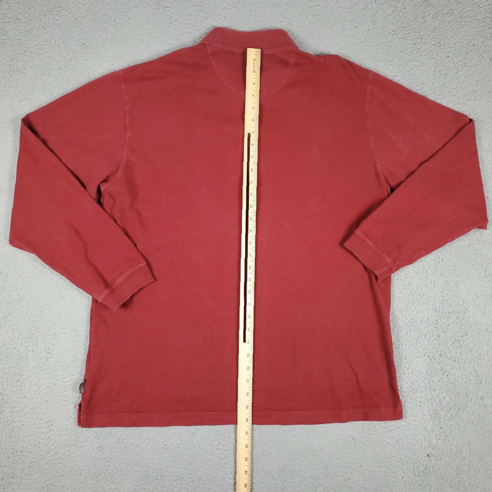 Vintage Woolrich Red Casual Polo Shirt Men’s Long Sleeve Size Large 100% Cotton Sports Activewear Size US L / EU 52-54 / 3 - 5 Thumbnail