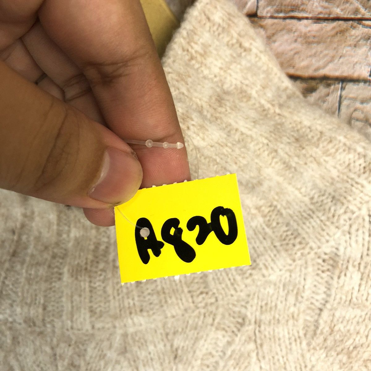 Homespun Knitwear × Japanese Brand Japanese Brand Brown Knitwear #A820 Size L / US 10 / IT 46 - 9 Thumbnail