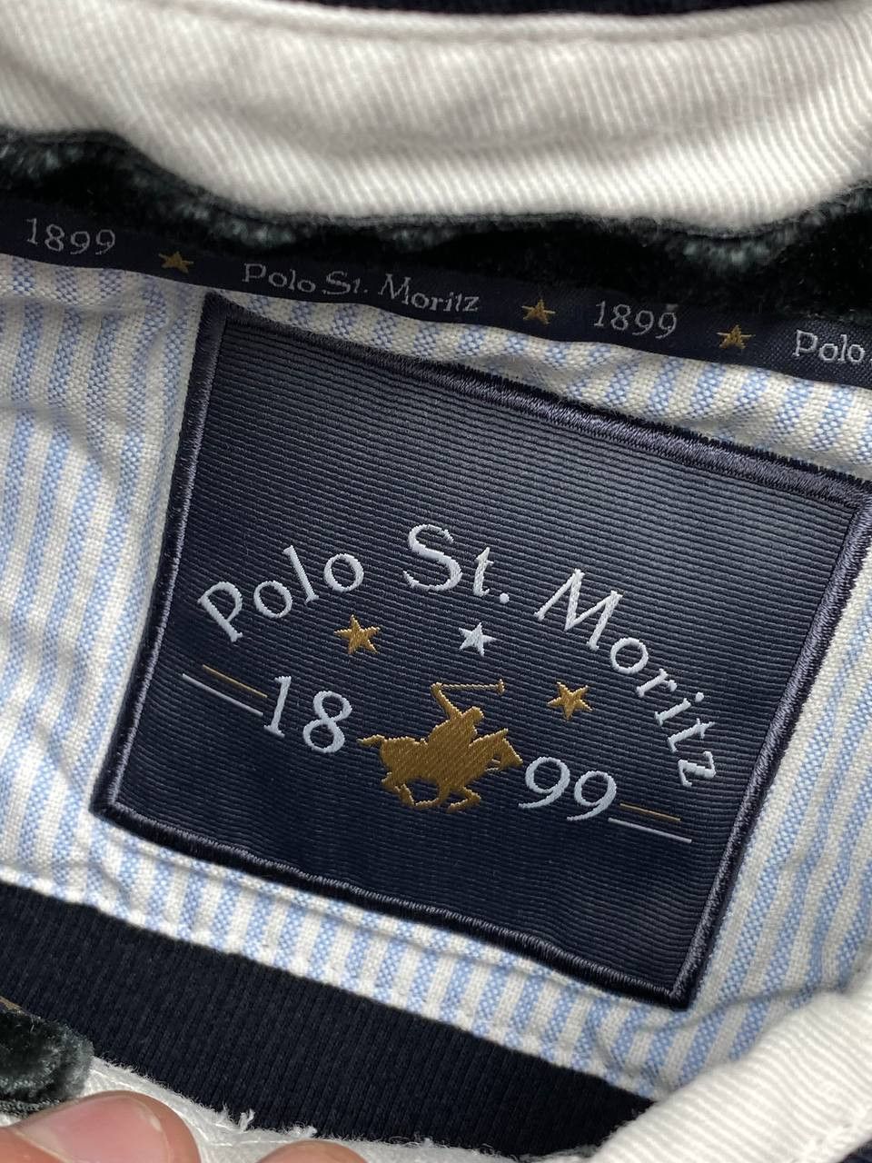 Vintage Polo Club St Moritz Switzerland Rugby Sweatshirt Big Logo Size US XL / EU 56 / 4 - 11 Thumbnail