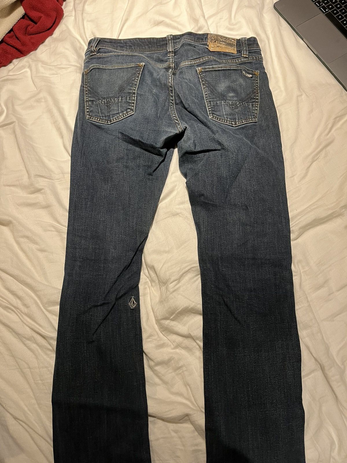 Volcom Dark Blue/Black Volcom 34 Jeans Size US 34 / EU 50 - 2 Thumbnail