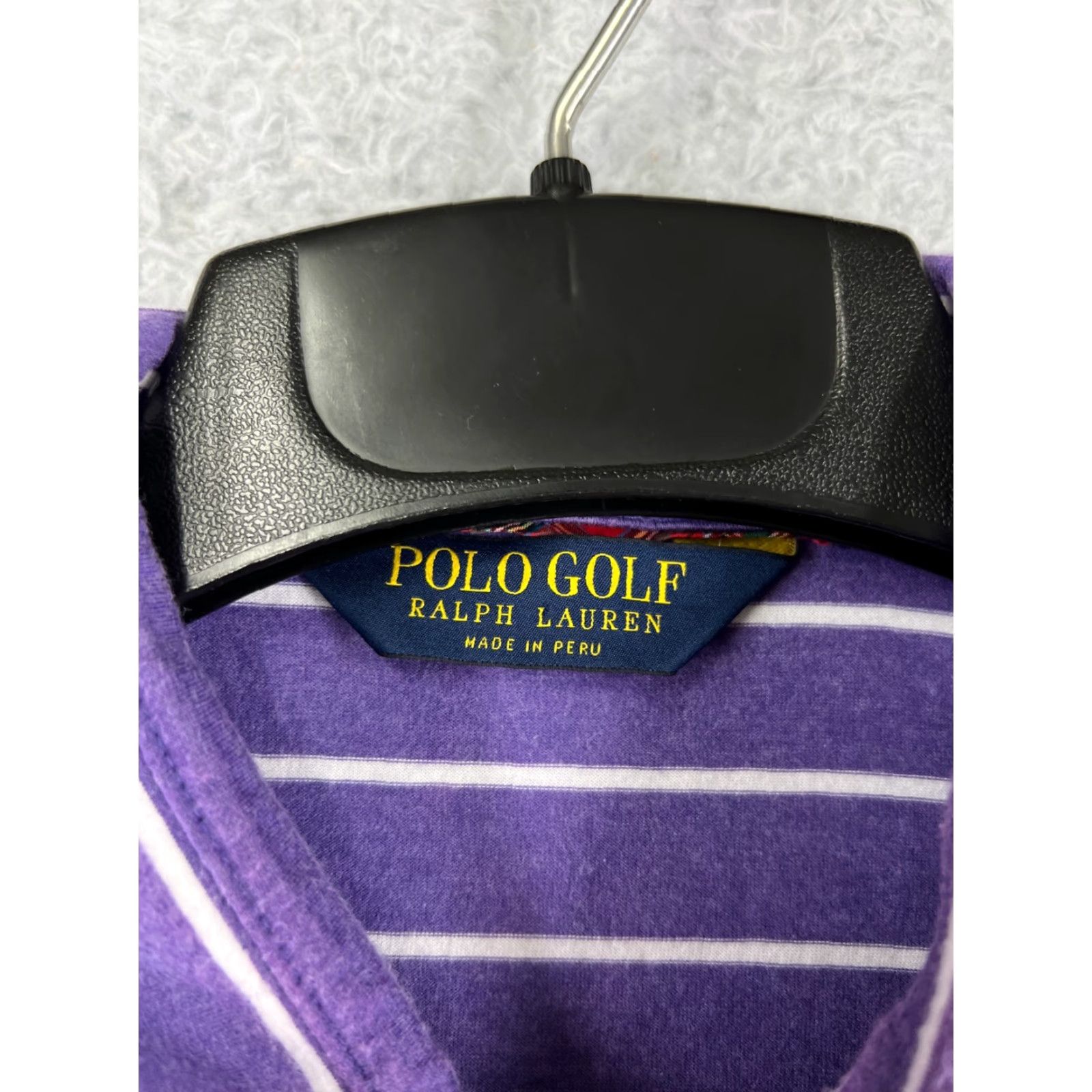 Ralph Lauren Ralph Lauren Polo Shirt Mens Large Purple Polo Shirt Collared Embroidered Logo Golf Sports Knit Cotton Short Sleeve Shirt Size US L / EU 52-54 / 3 - 3 Thumbnail