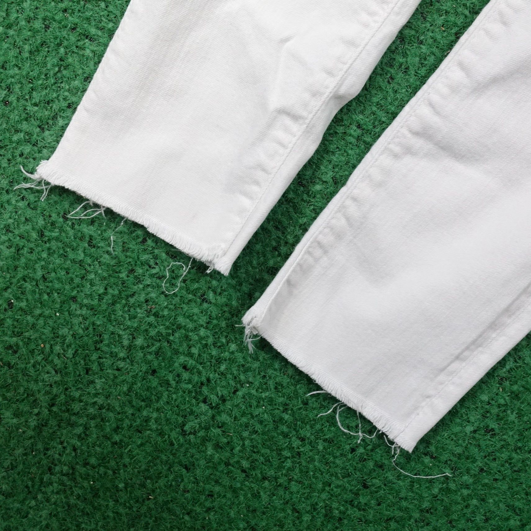 Denime ADRIANO GOLDSCHMIED White Ankle Jeans Womens Size 28 Regular Denim Size 28" / US 6 / IT 42 - 5 Thumbnail
