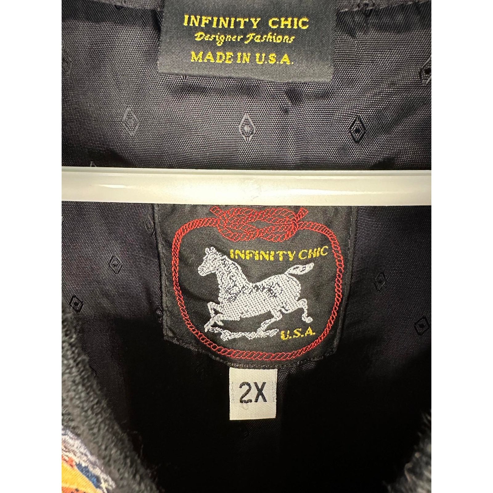 Other NWT Infinity Chic Cat Print Full Zip Bomber Jacket Multi 2X Size XXL / US 16-18 / IT 52-54 - 4 Thumbnail