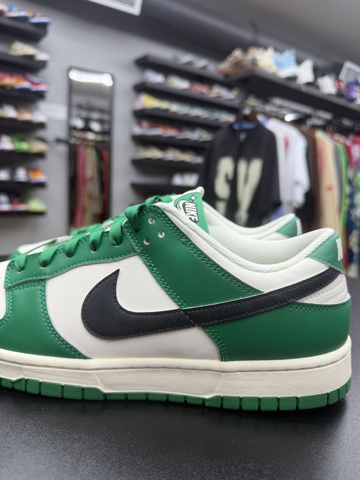 Nike Size 10.5 - Nike Dunk Low Lottery Pack Green Size US 10.5 / EU 43-44 - 5 Thumbnail