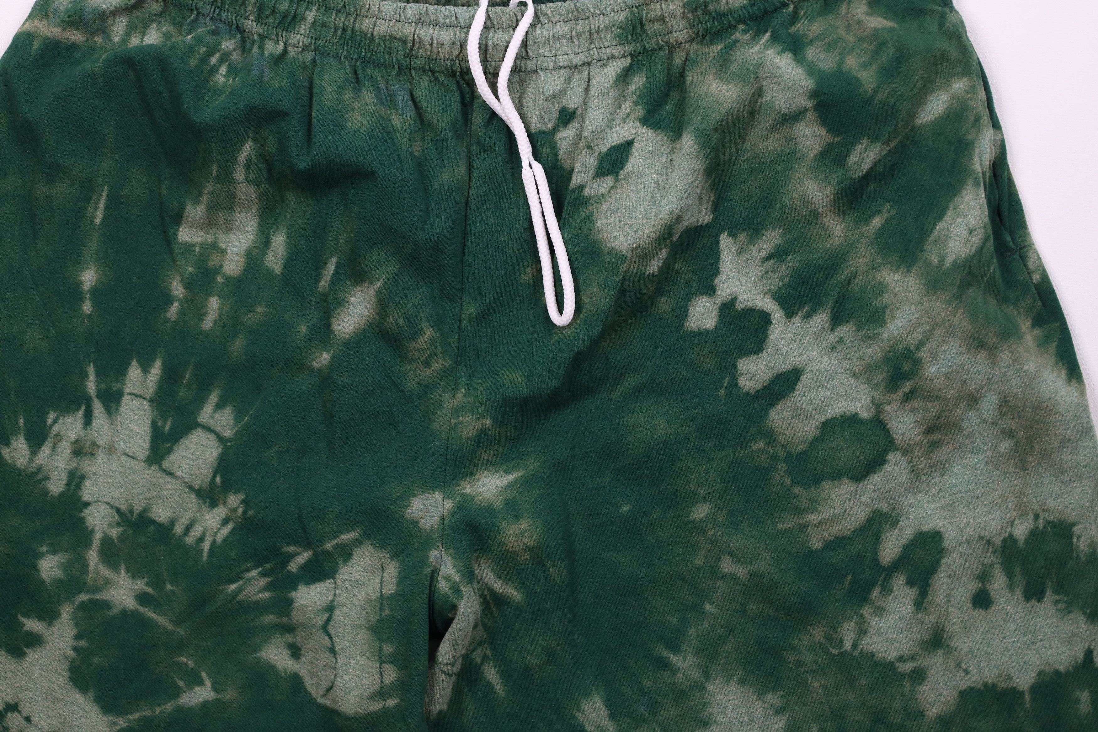 Vintage Vintage Y2K Streetwear Above Knee Dad Shorts Trippy Green Size US 38 / EU 54 - 3 Thumbnail
