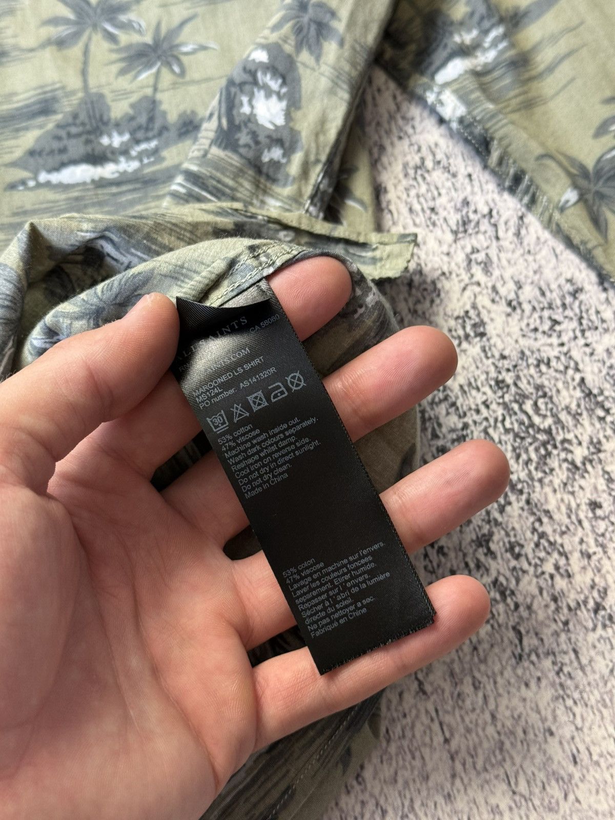 Allsaints Designer Allsaints AWA Hawaii crazy oversize shirt Size US M / EU 48-50 / 2 - 20 Thumbnail