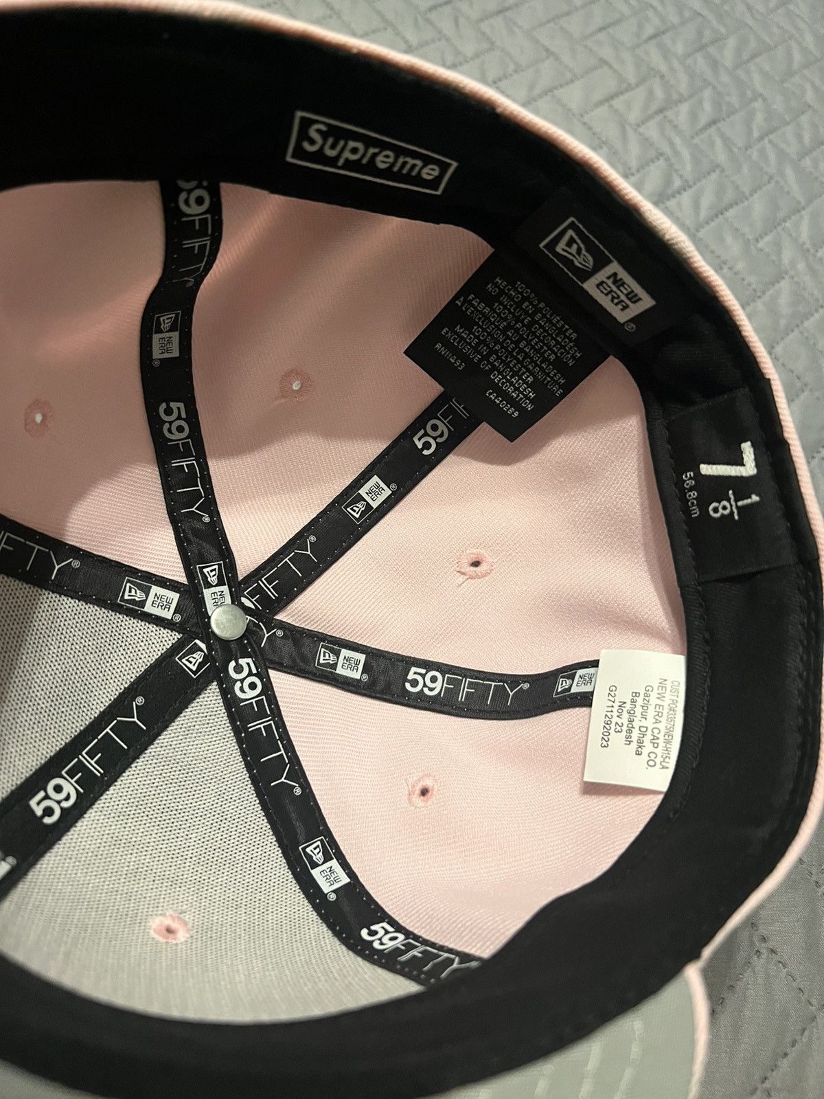 Supreme Supreme World Famous Hat- Pink Size ONE SIZE - 3 Thumbnail