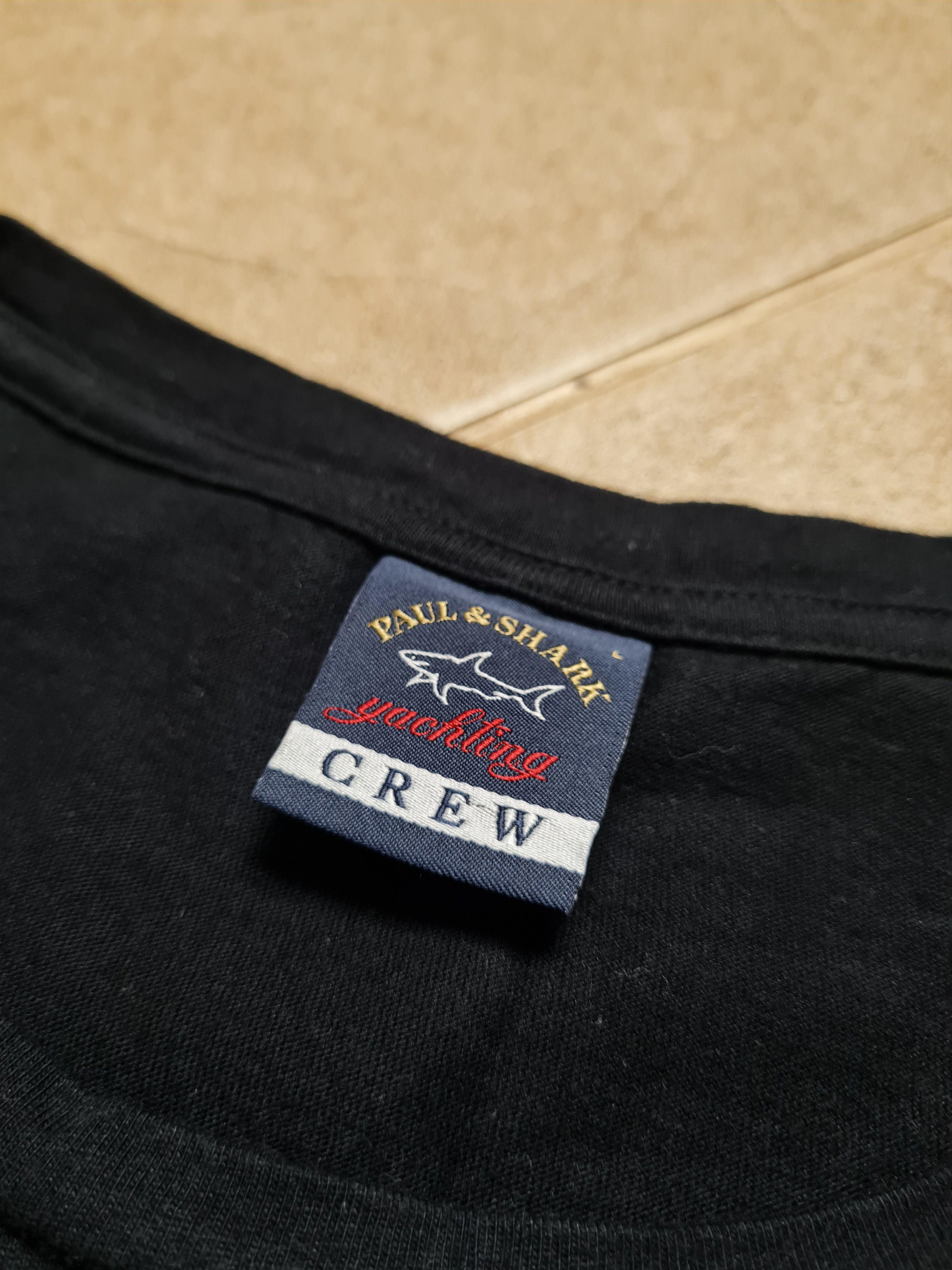 Paul & Shark Paul & Shark Long Sleeve T Shirt Black Italy Logo Size L Size US L / EU 52-54 / 3 - 10 Thumbnail