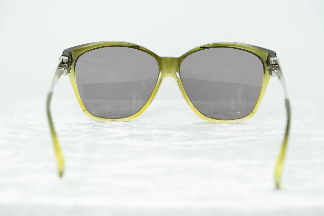 Yohji Yamamoto Yohji Yamamoto Sunglasses Rectangular Green and Grey Size ONE SIZE - 10 Thumbnail