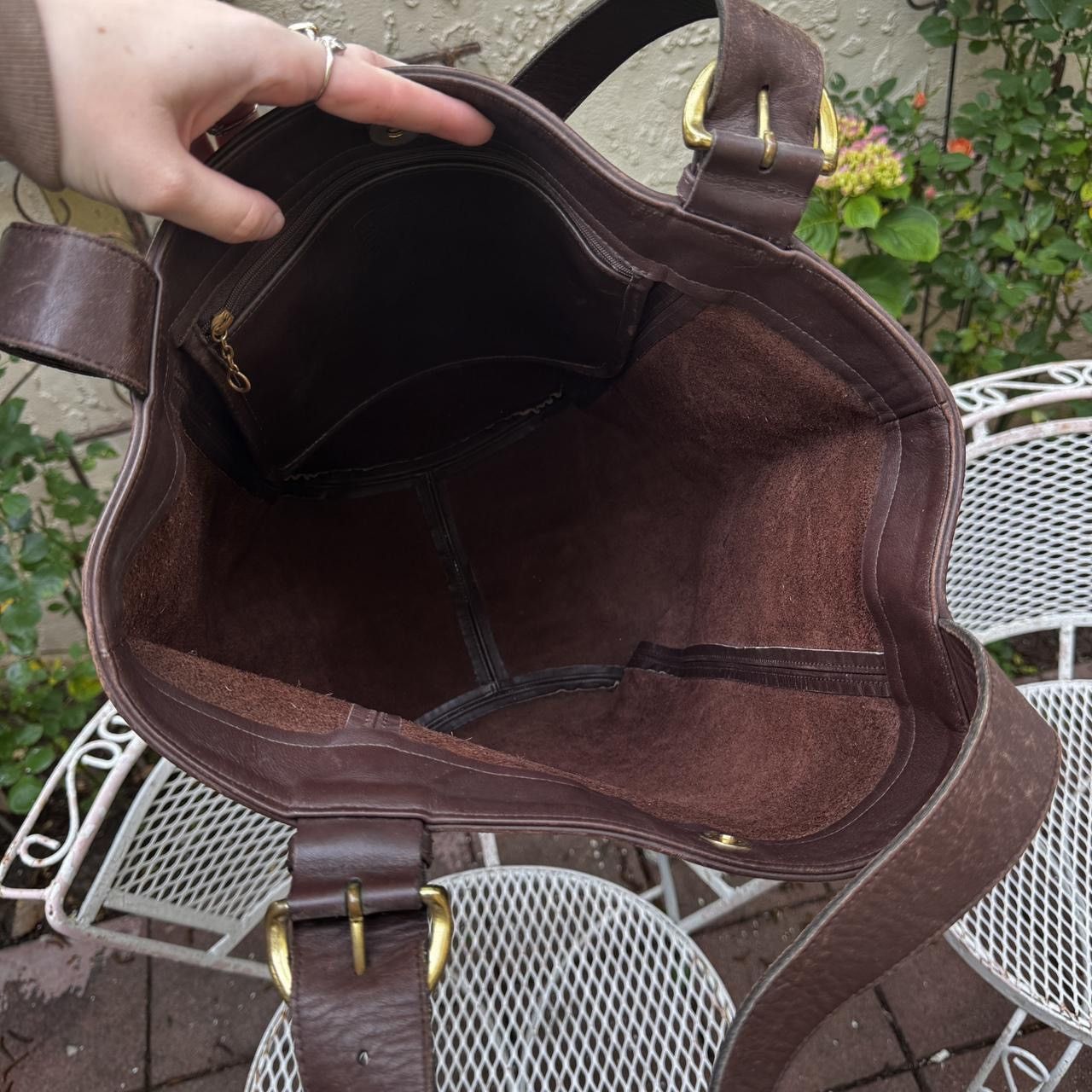 Coach Dark Brown Vintage Coach Waverly Tote Size ONE SIZE - 6 Thumbnail