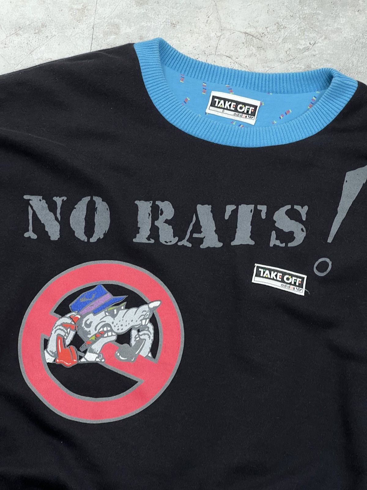 Adidas × Vintage Adidas Take off “No Rats” size 6 (L) Size US L / EU 52-54 / 3 - 2 Thumbnail