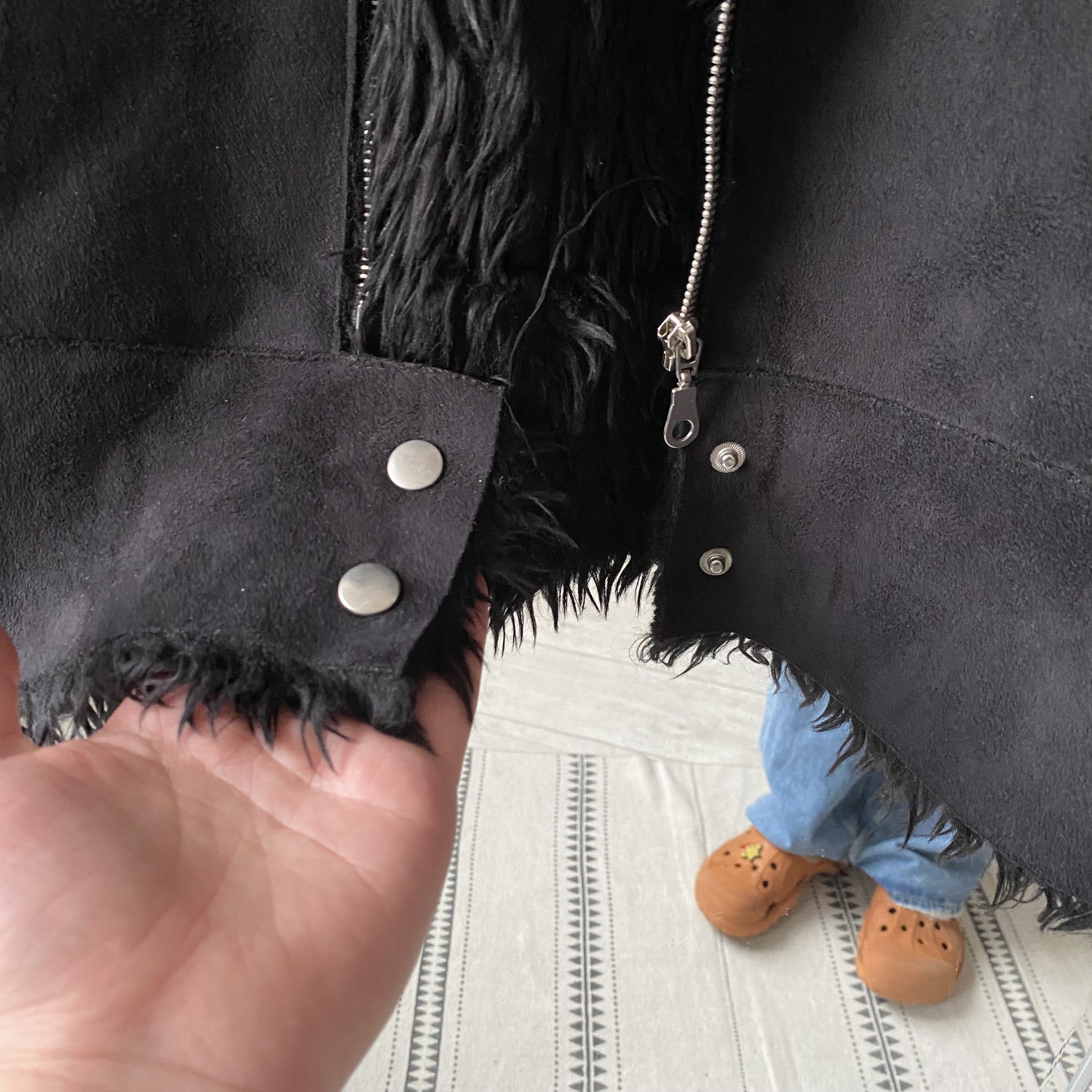 If Six Was Nine Avant-garde Vintage Shepkins Faux fur jacket Y2K Size M / US 6-8 / IT 42-44 - 4 Thumbnail