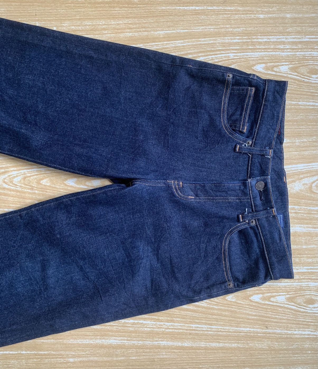 Designer Setouchi Indigo Made In Japan Baggy Stretching Jeans Pant Size US 28 / EU 44 - 11 Thumbnail